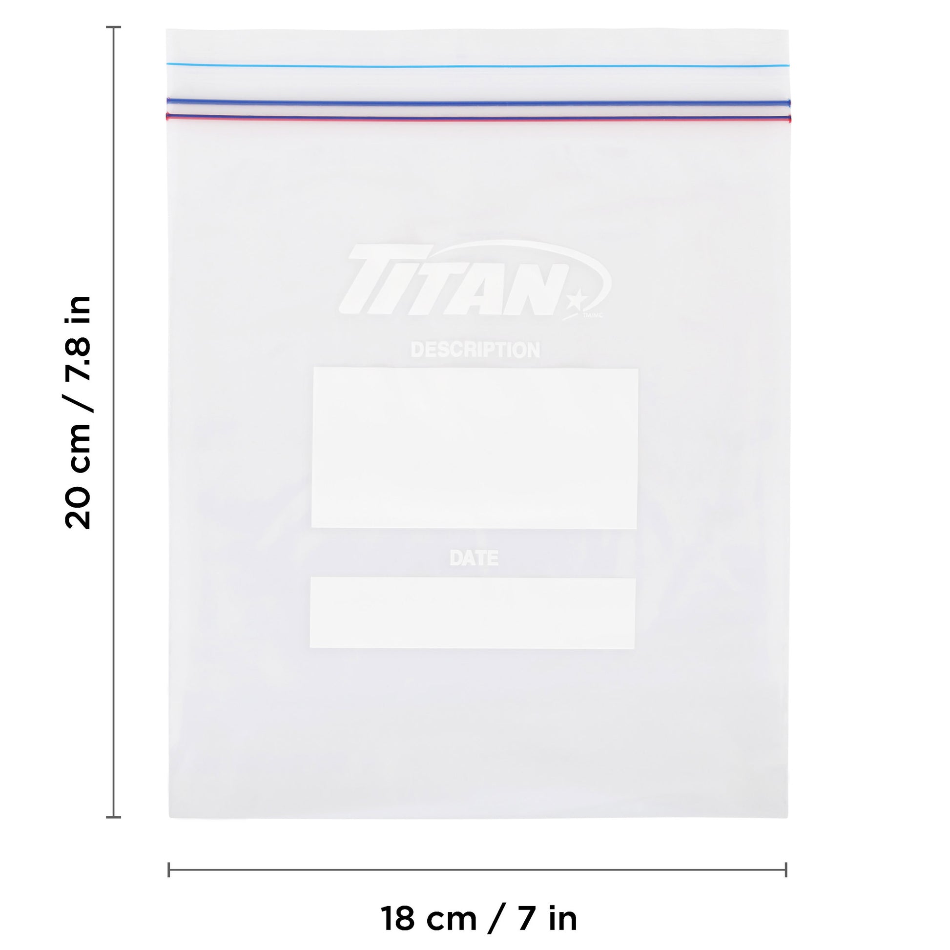 TITAN Medium Food Storage Freezer Bags, 520-count - image 4