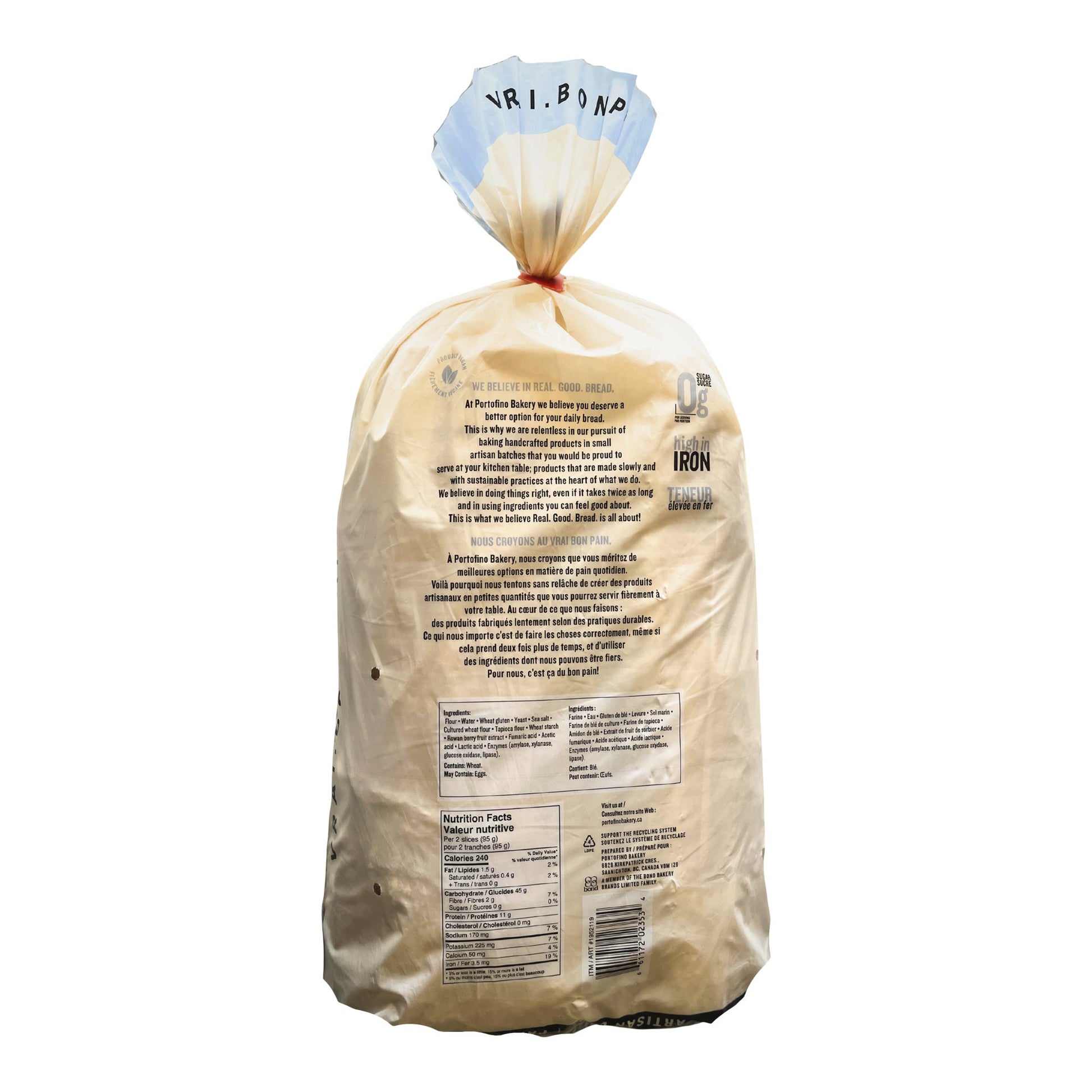 Portofino Real Big Sourdough Bread, 2 x 970 g - image 2