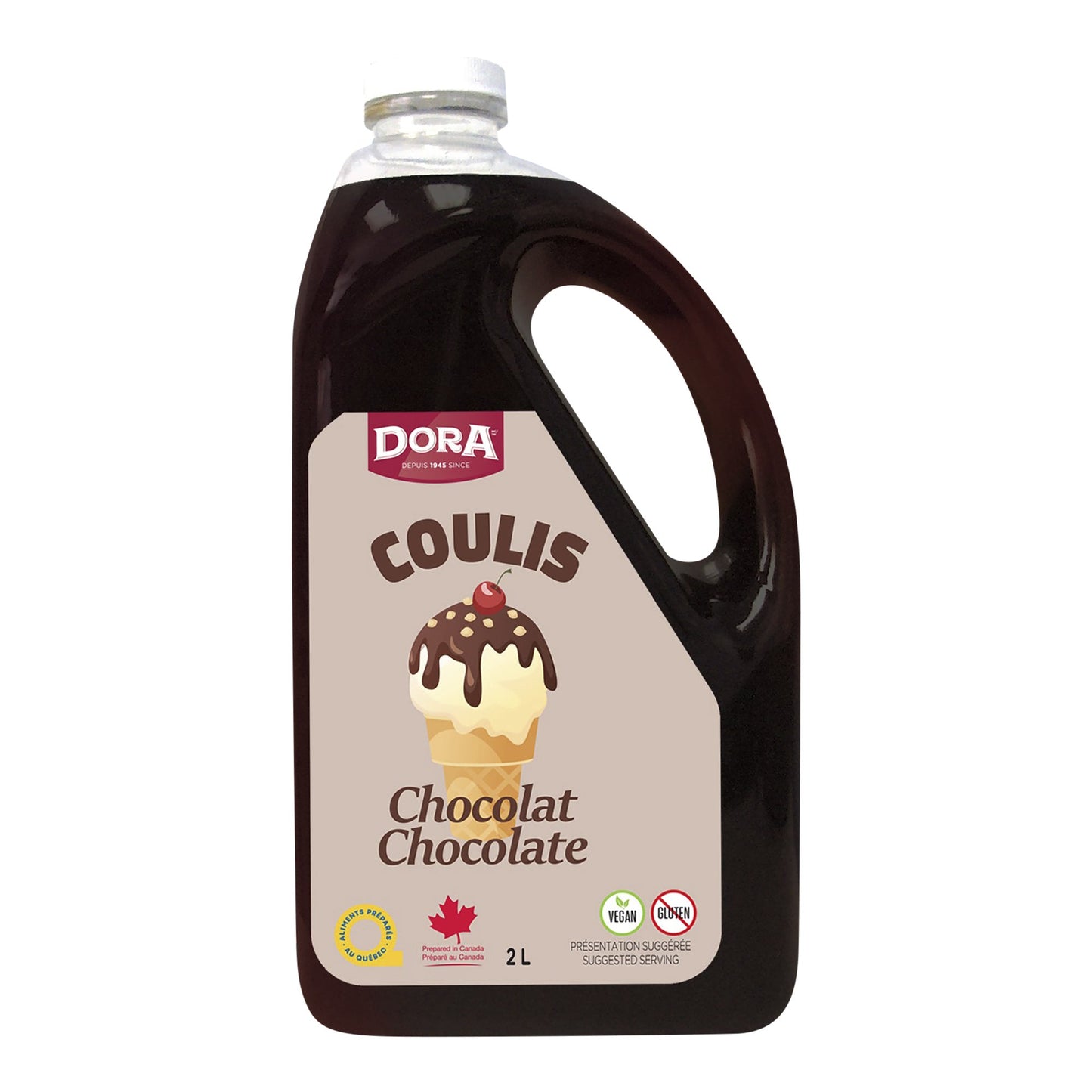 Dora Chocolate Dessert Topping, 2L - image 1