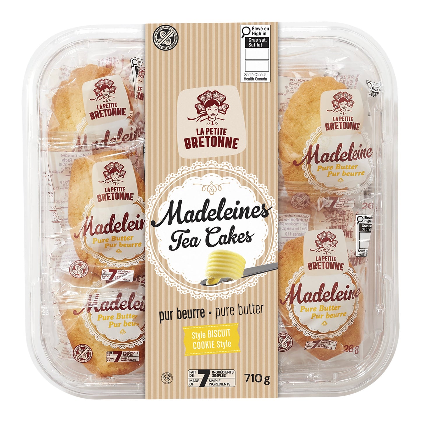 La Petite Bretonne Pure Butter Madeleleins, 710 g - image 1