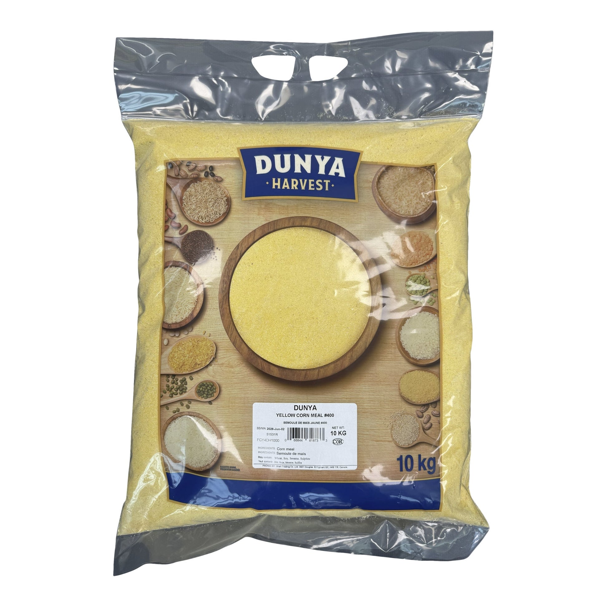 Dunya Harvest Yellow Corn Meal, 10 kg - image 1