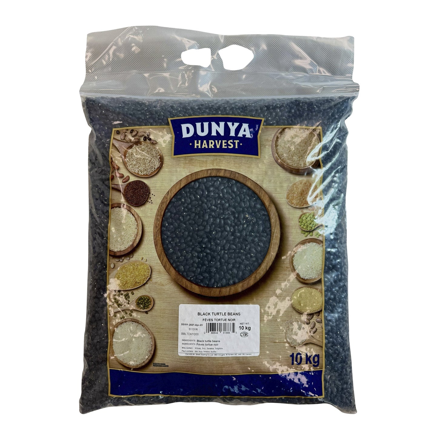 Dunya Harvest Black Turtle Beans, 10 kg - image 1