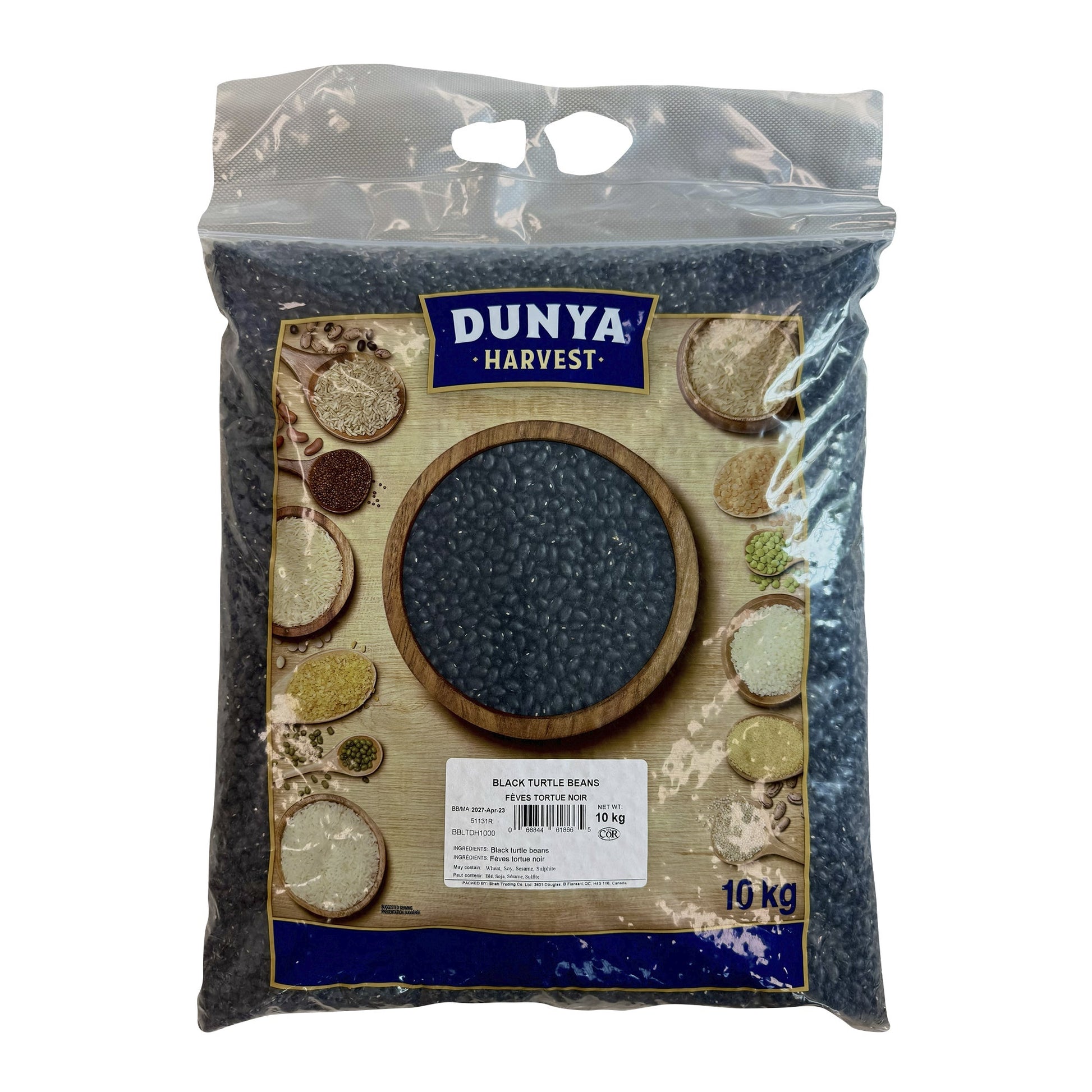 Dunya Harvest Black Turtle Beans, 10 kg - image 1