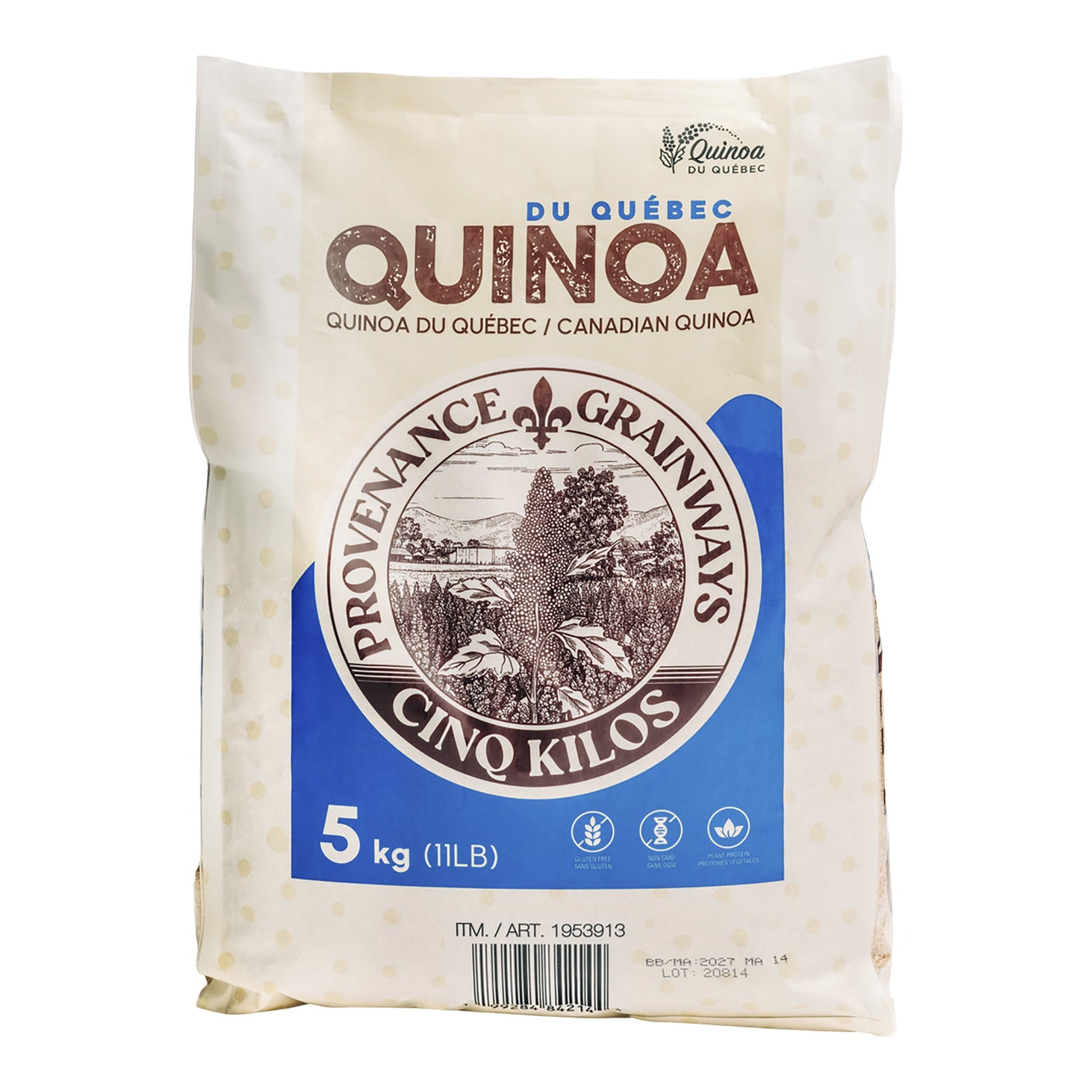 Provenance Grainways White Quinoa, 5 kg - image 1