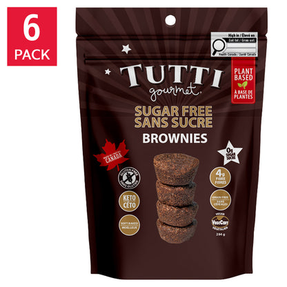 Tutti Gourmet Sugar Free Brownies, 6 × 284 g - image 1