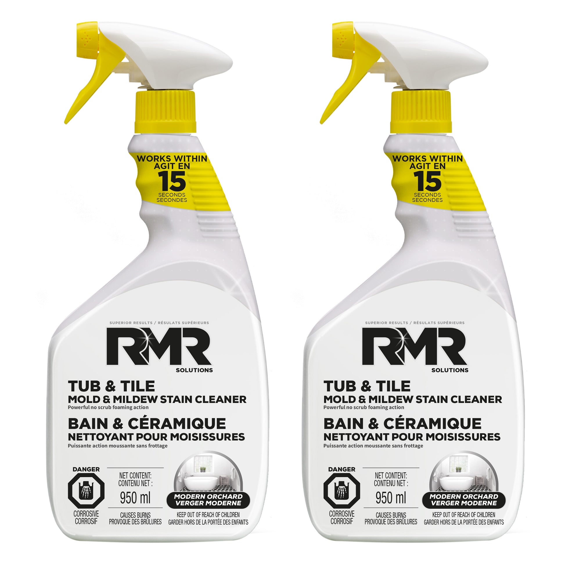 RMR Tub and Tile Mold and Mildew Stain Cleaner, 2 x 950 ml - image 1