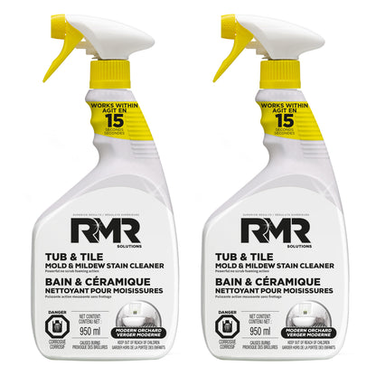 RMR Tub and Tile Mold and Mildew Stain Cleaner, 2 x 950 ml - image 1