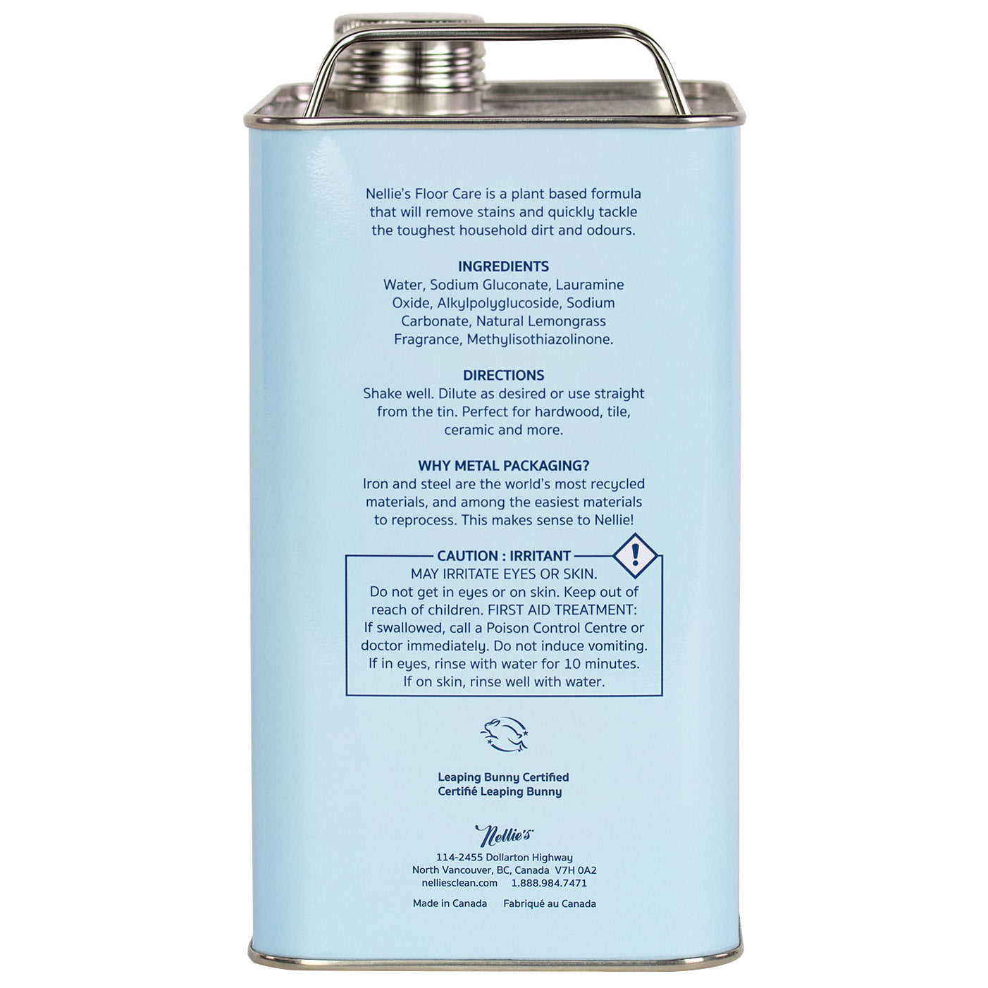 Nellie's Floorcare Plant Based Multi Surface Cleaner 2.7L - image 2