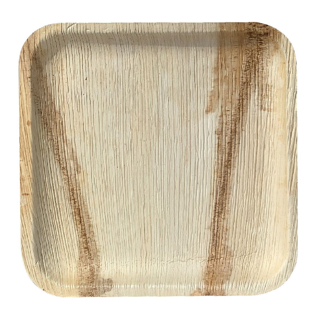 Bio Mart Areca Palm Leaf 10 in. Square Plates, Pack of 100 - image 1
