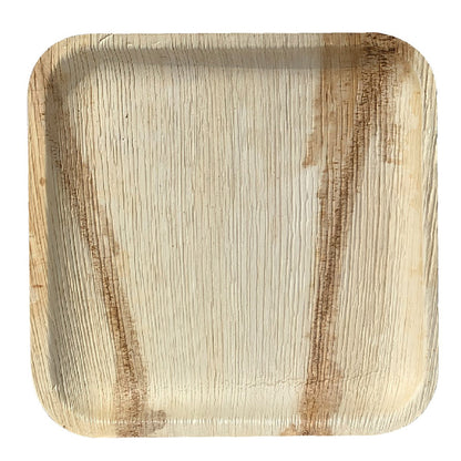 Bio Mart Areca Palm Leaf 10 in. Square Plates, Pack of 100 - image 1