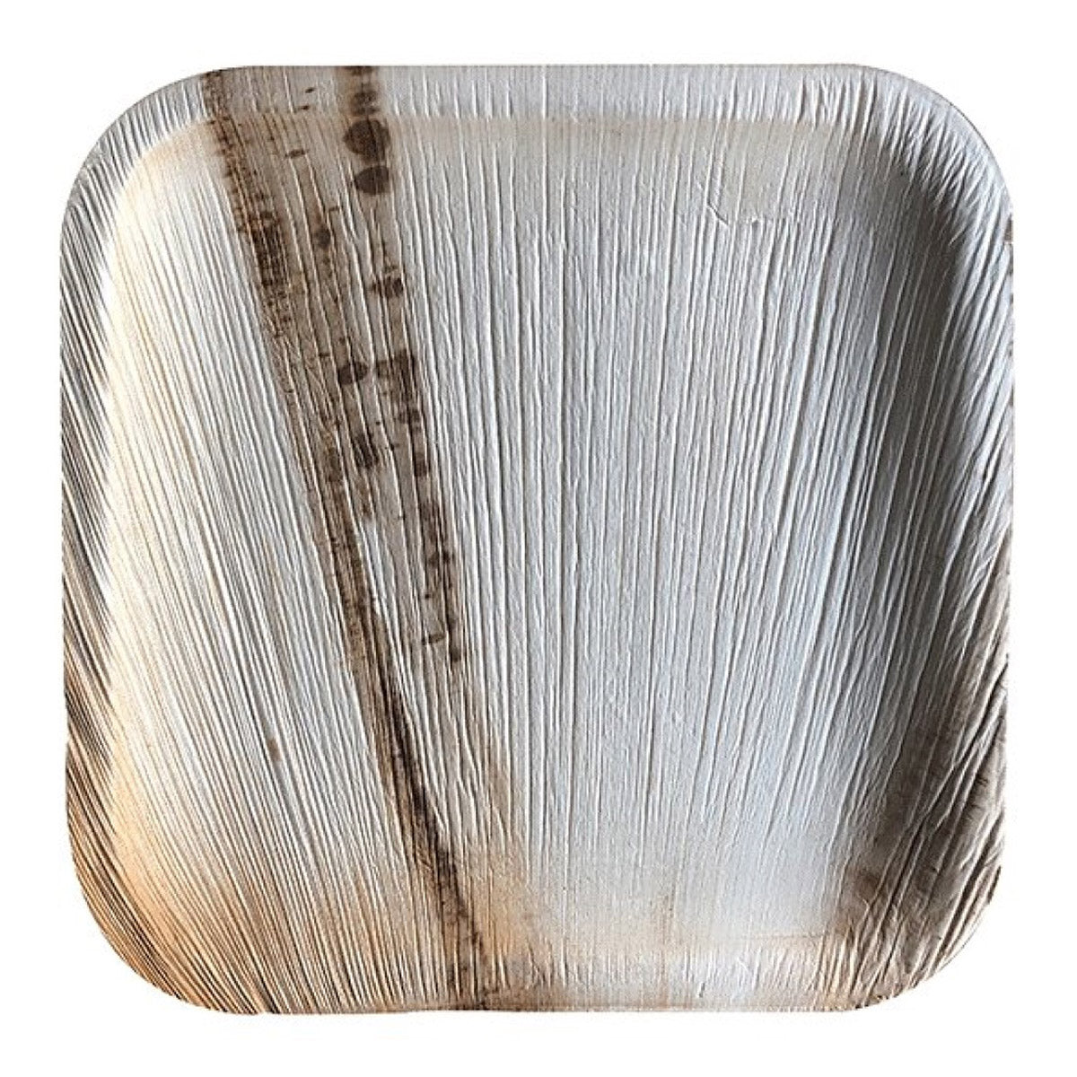 Bio Mart Areca Palm Leaf 8 in. Square Plates, Pack of 100 - image 1