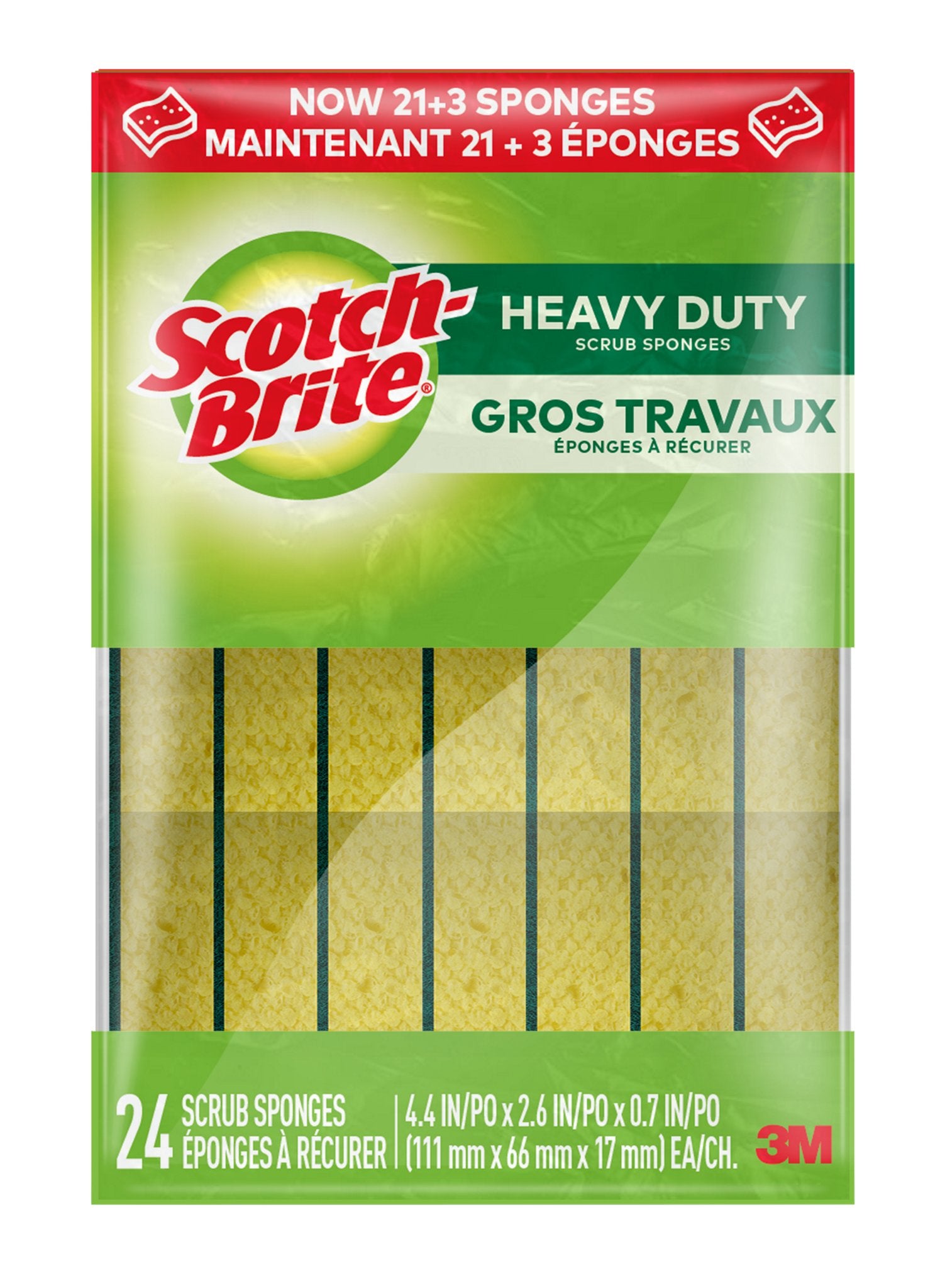Scotch-Brite Heavy-duty Scrub Sponges, Pack of 24 - image 1