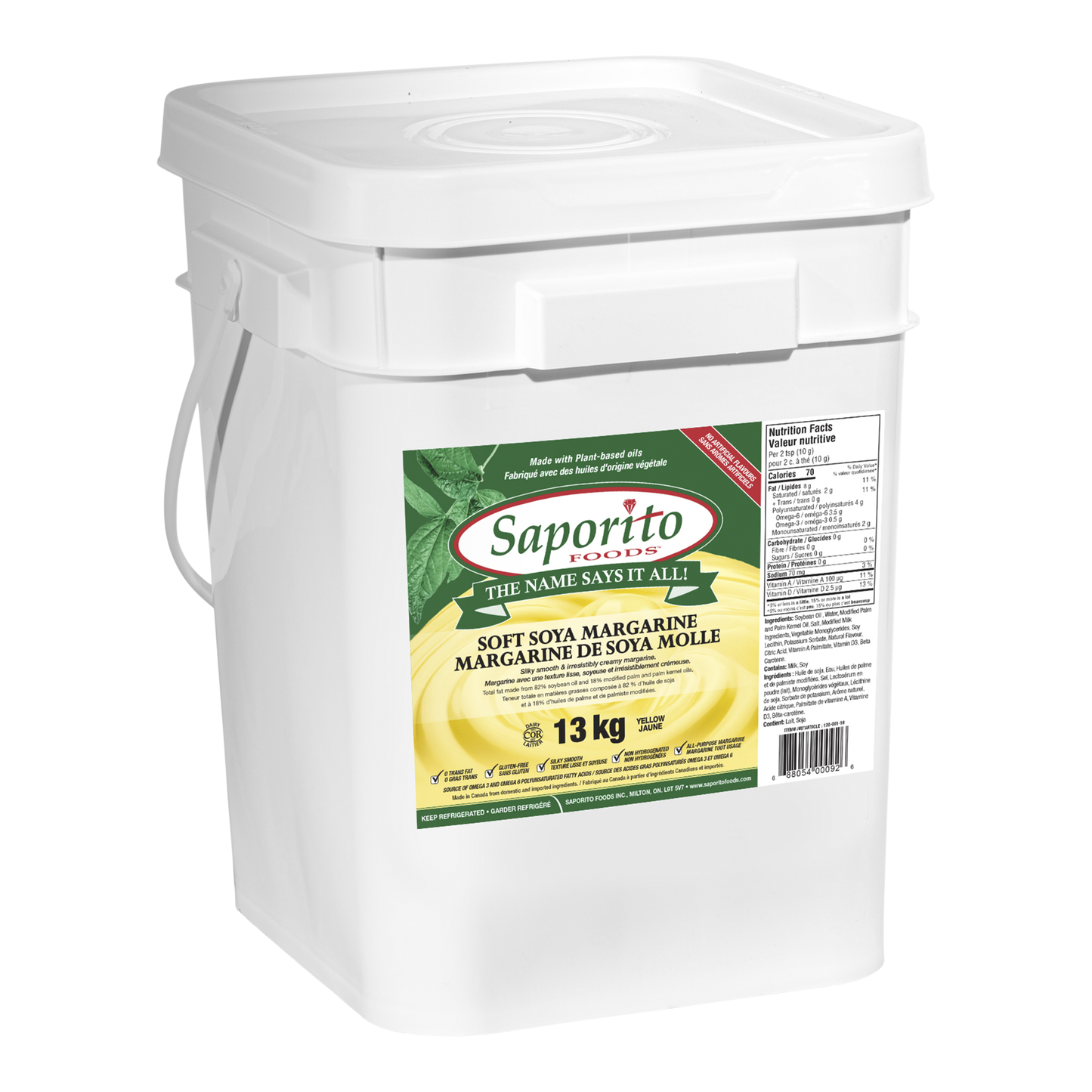 Saporito Yellow Margarine, 13kg - image 2