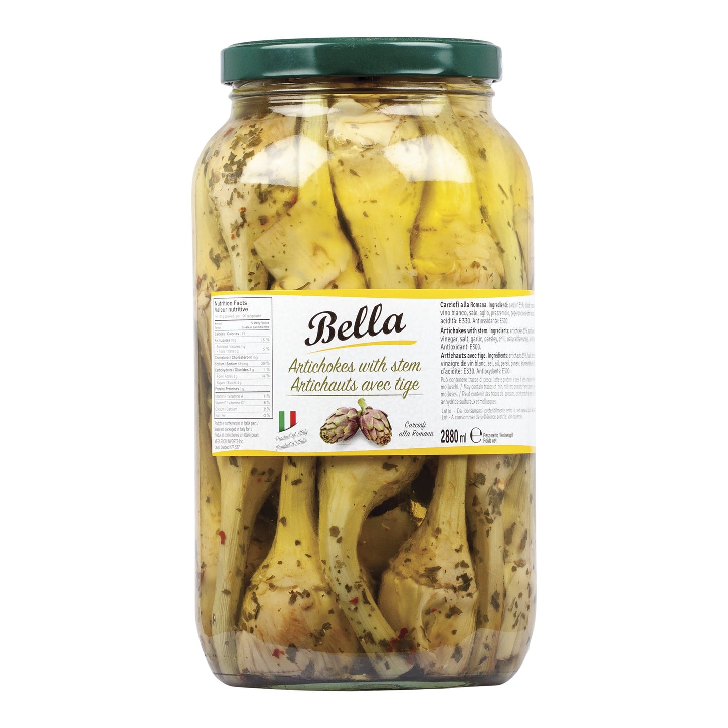 Bella Artichokes With Stem, 2. 88 L - image 1