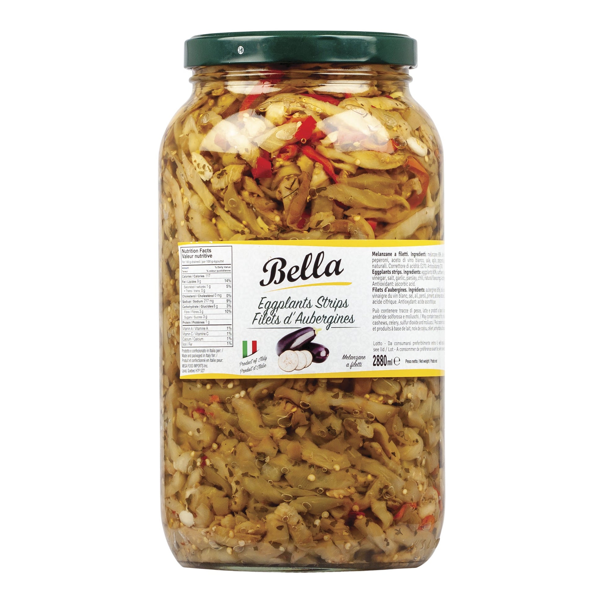 Bella Eggplant Strips, 2. 88 L - image 1