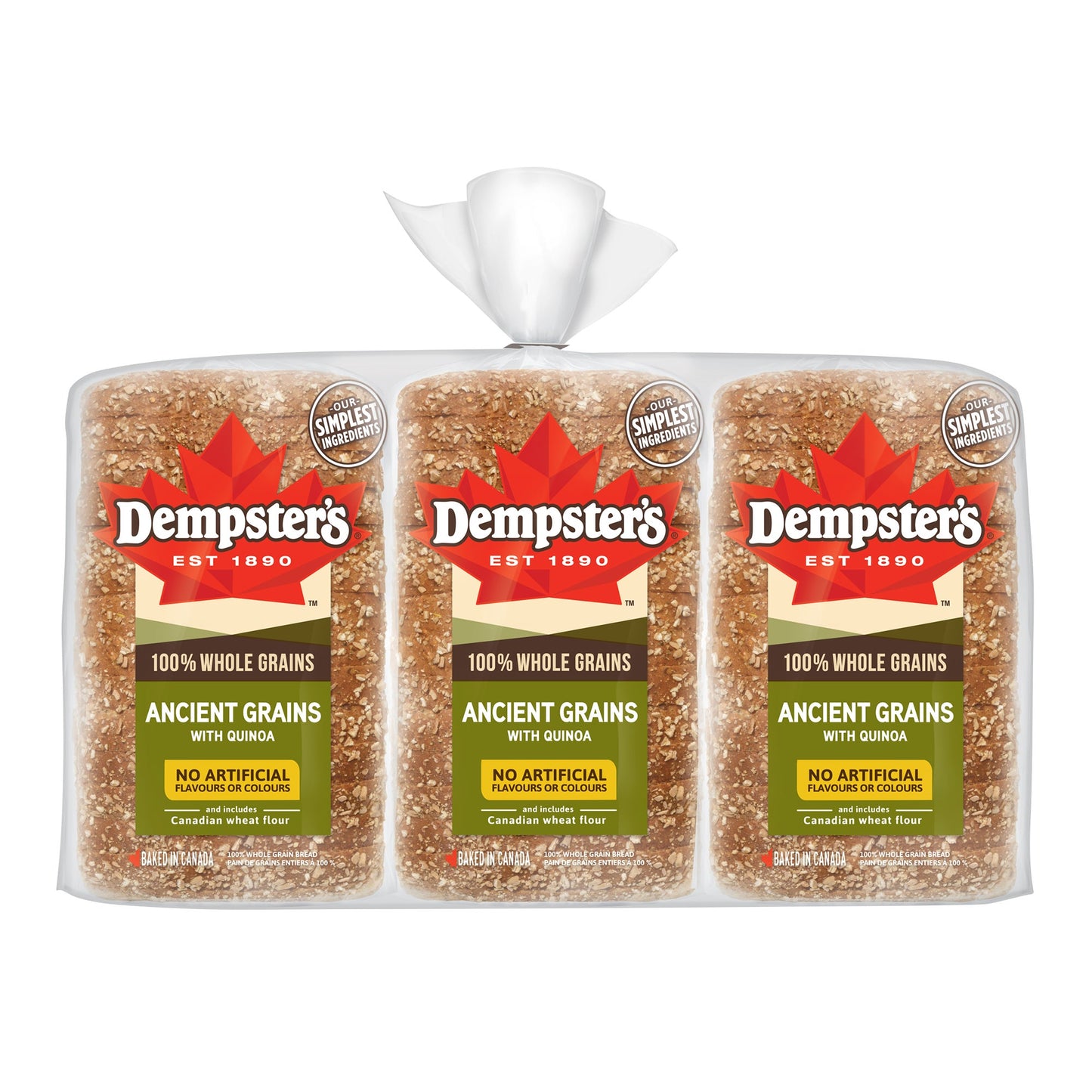 Dempster's Ancient Grains With Quinoa Bread, 3 × 600 g - image 1