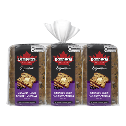 Dempster's Cinnamon Raisin Bread, 3 x 680 g - image 1