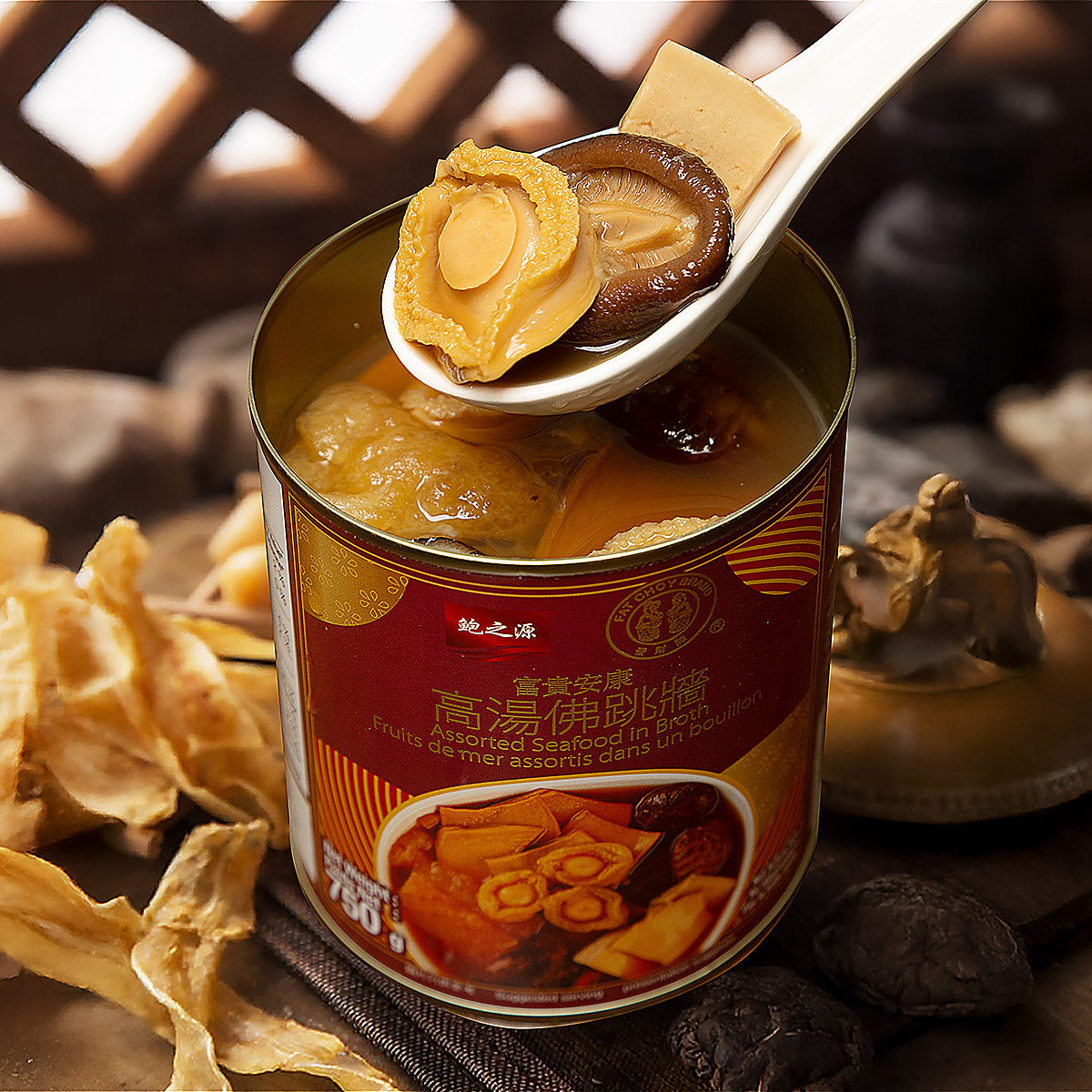 Fat Choy Brand Assorted Seafood in Broth, 2 × 750 g - image 3