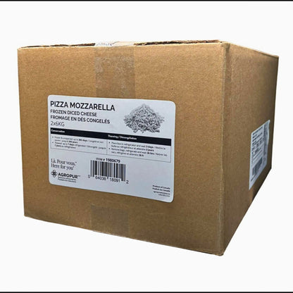 Agropur Diced Mozzarella Cheese, 2 x 6 kg - image 1