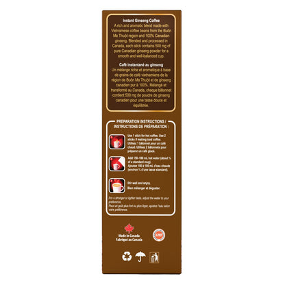 Canadian Vita Instant Ginseng Coffee, 5 boxes, 50 x 18 g - image 3