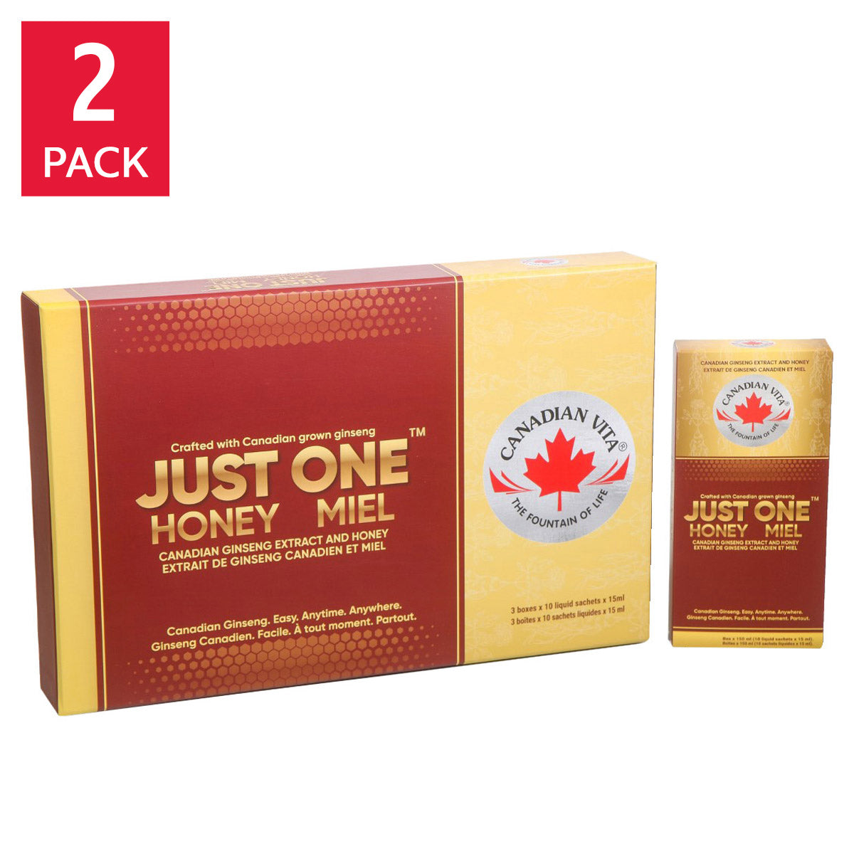 Canadian Ginseng Extract and Honey, 60 x 15 mL - image 1