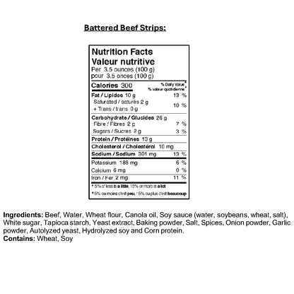 Kapow Battered Beef Strips, Par-Fried, 6 × 500 g - image 6
