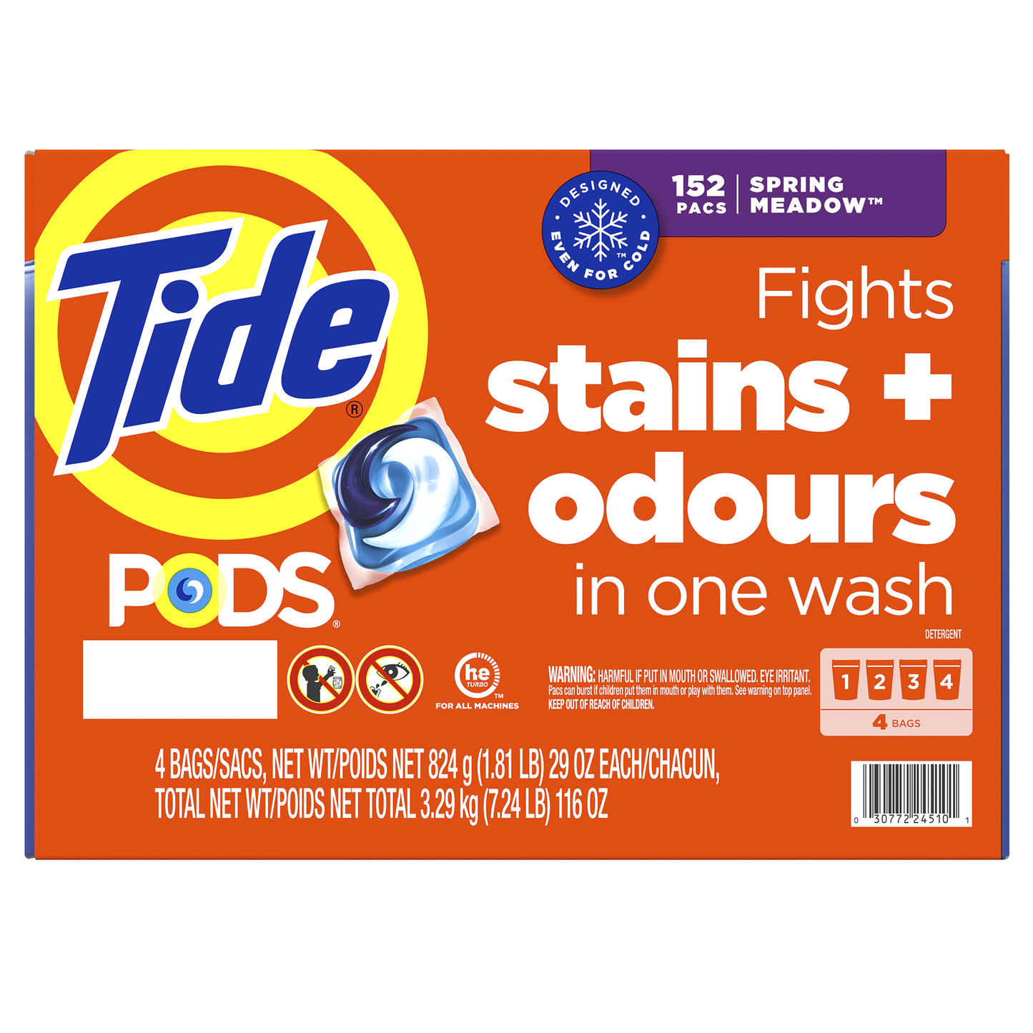 Tide PODS Spring Meadow 152 pacs - image 1