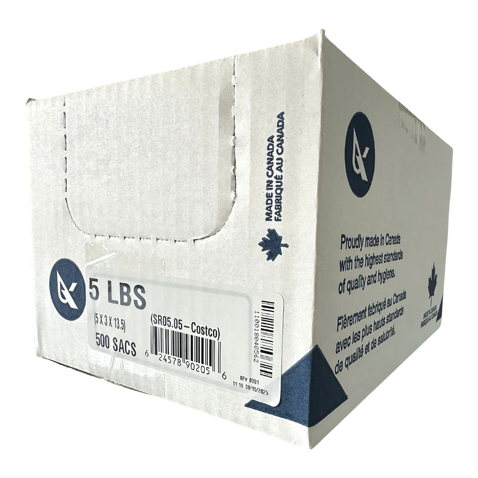 Polykar 5lb Clear Food Bag, Pack of 500 - image 2