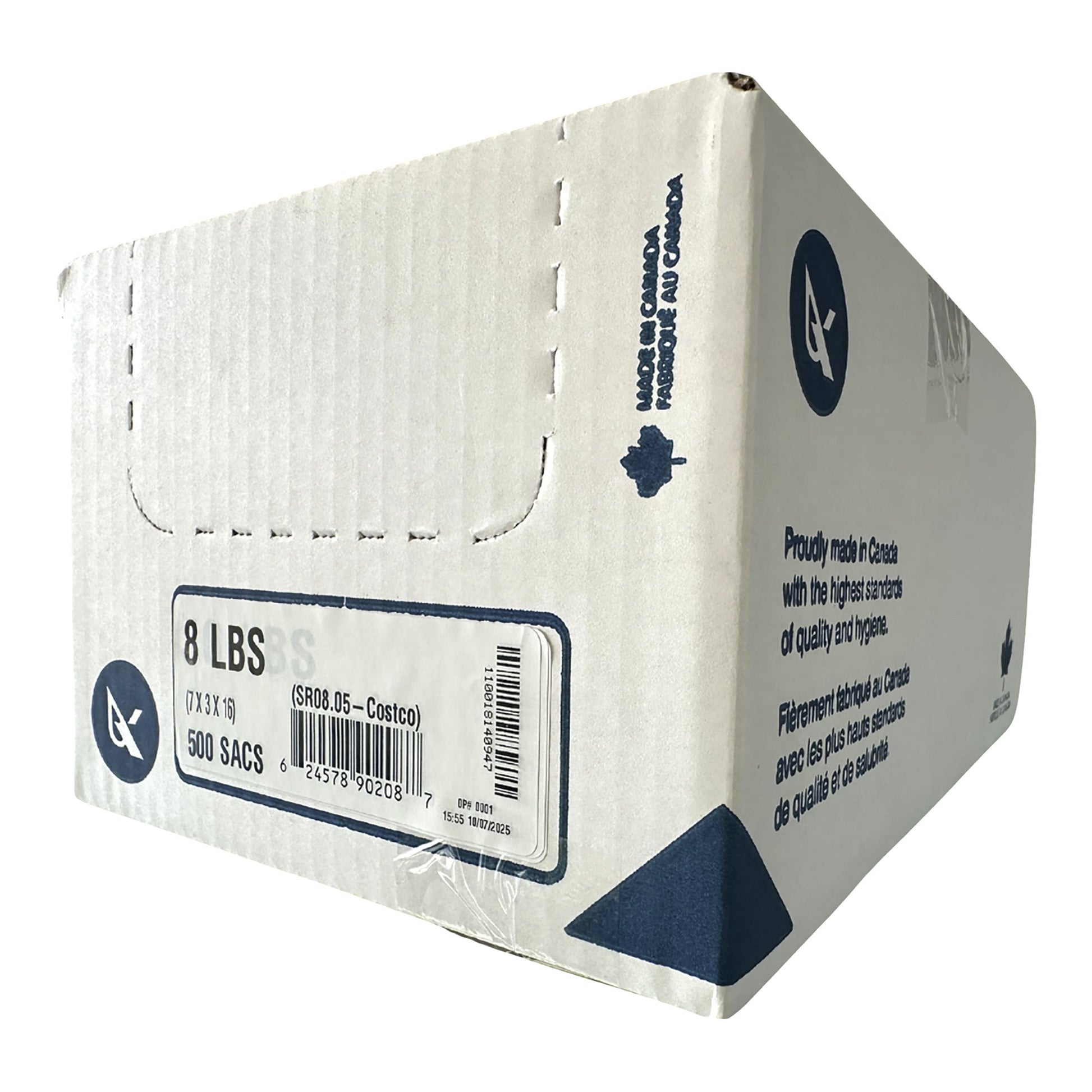 Polykar 8lb Clear Food Bag, Pack of 500 - image 2