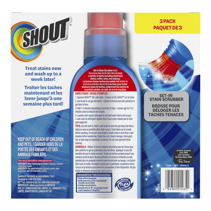 Shout Advanced Stain Remover Gel Brush 246 mL, 3-pack - image 2