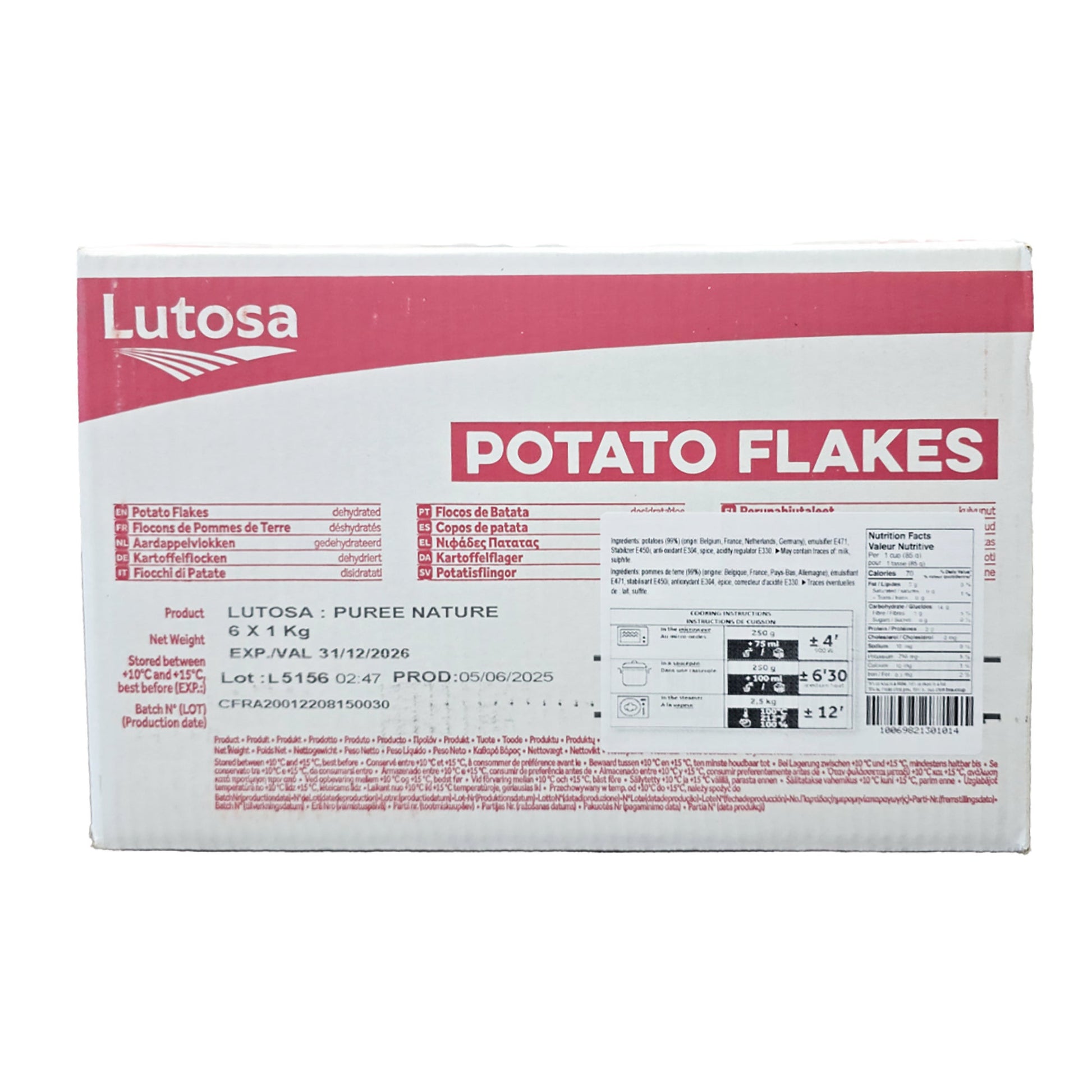 Lutosa Potato Flakes, 6 x 1 kg - image 3