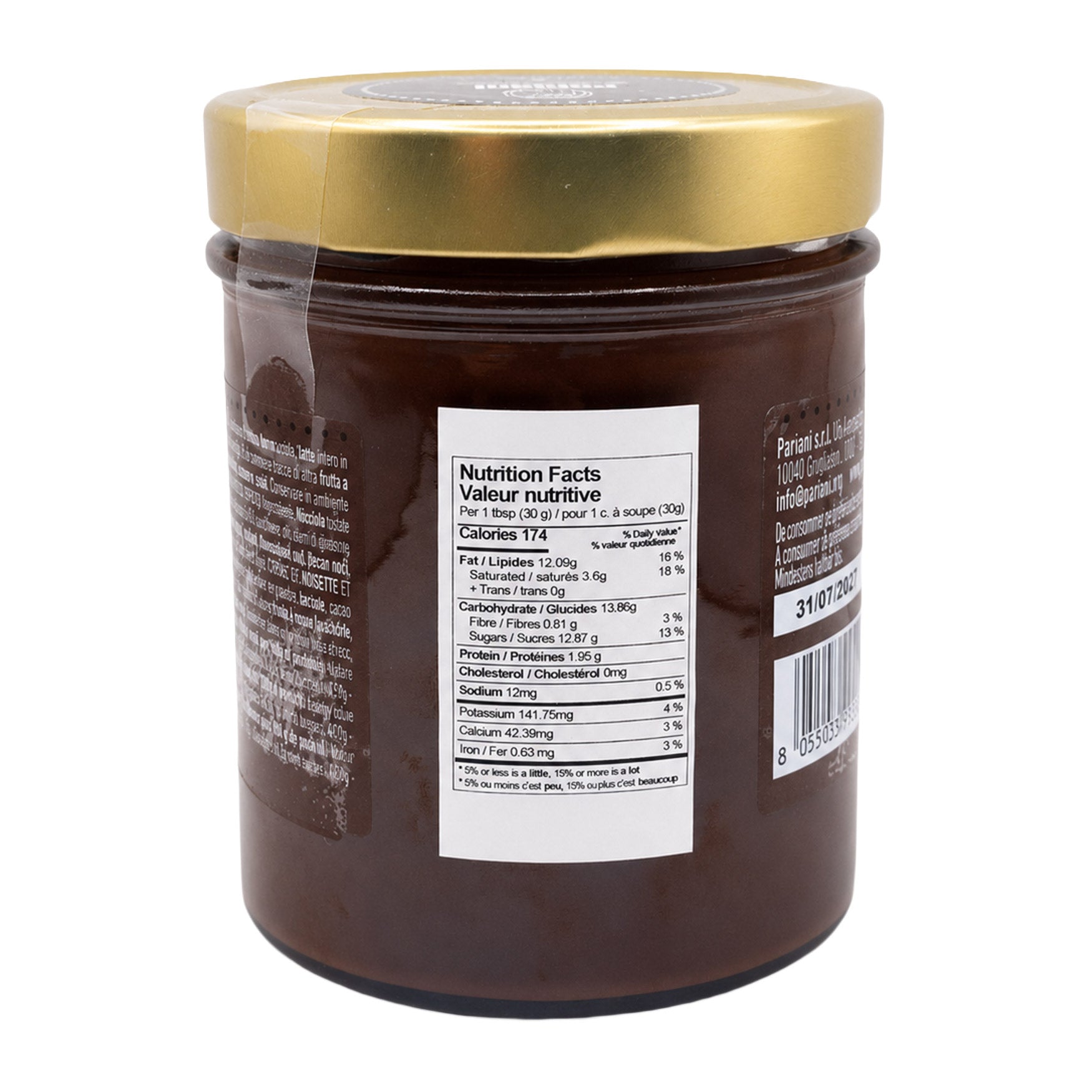 Pariani Hazelnut and Cocoa Cream, 2 × 450 g - image 3
