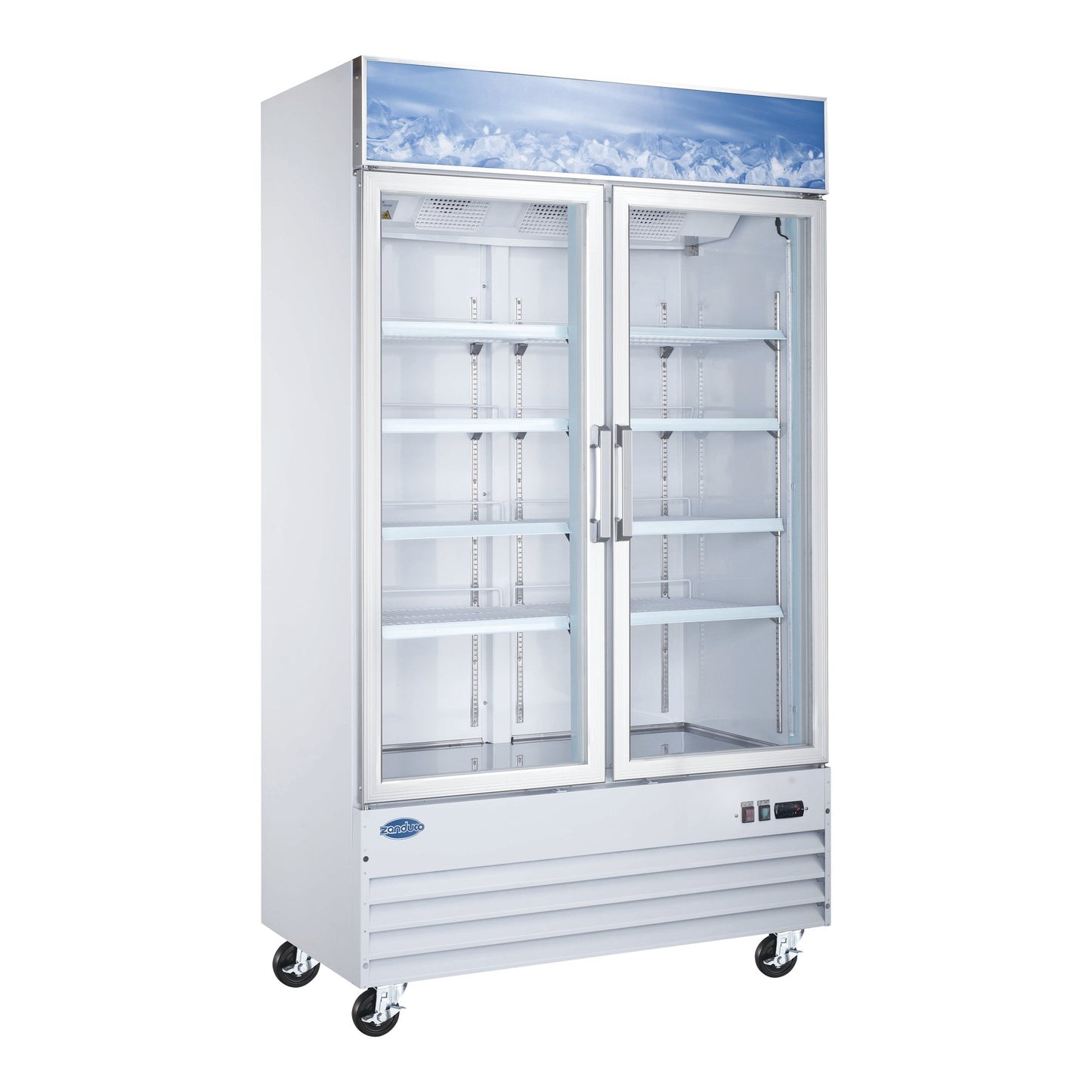 Zanduco 29 cu. ft. Commercial Reach-in Glass 2-door Freezer - image 1