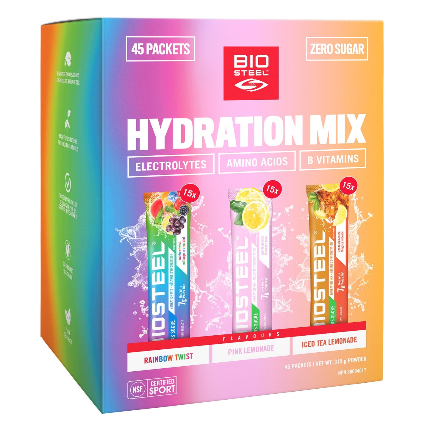 Biosteel Hydration Mix Electrolytes, 45 x 7 g - image 1