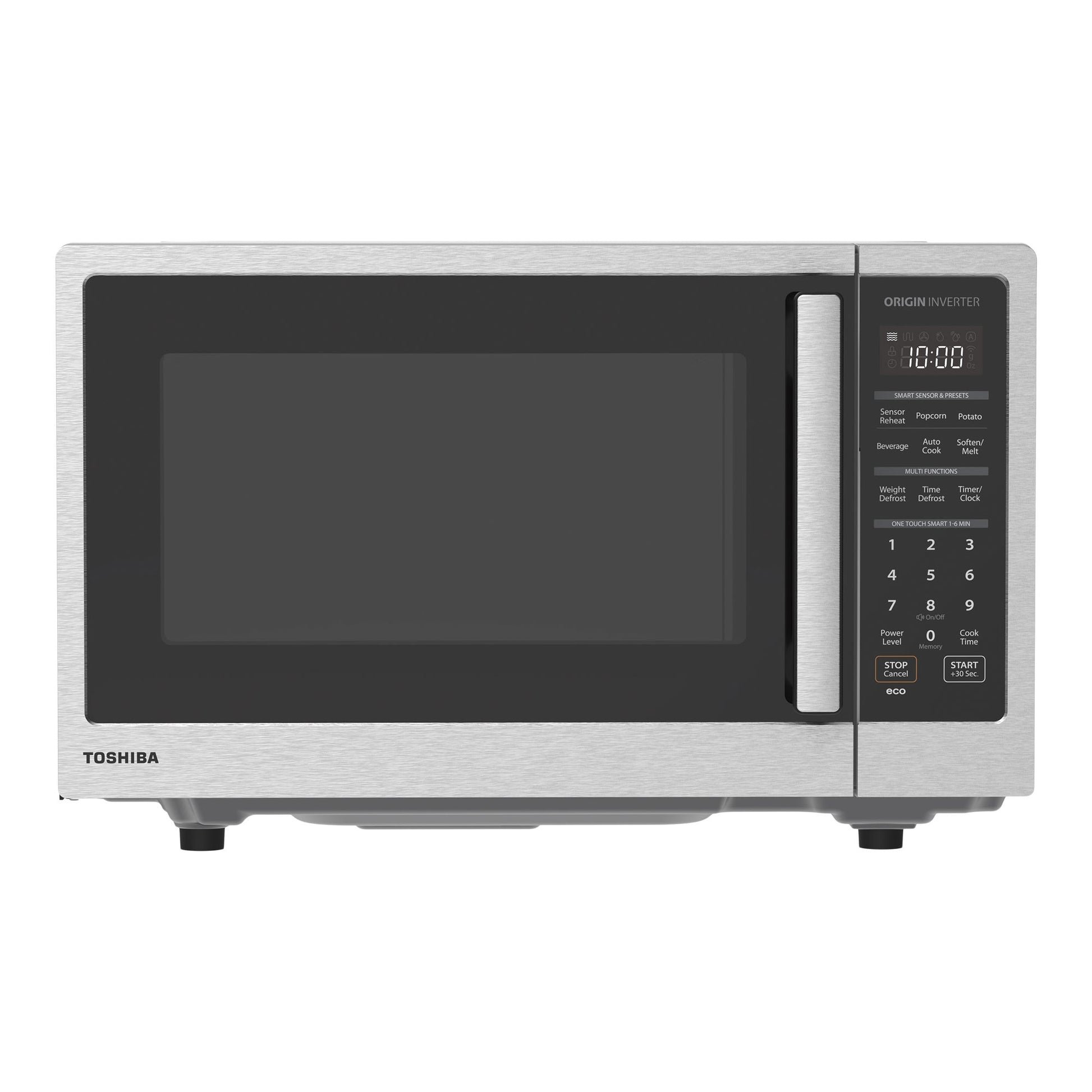 Toshiba 1.4 cu.ft. Inverter Microwave Oven, Stainless-steel - image 1
