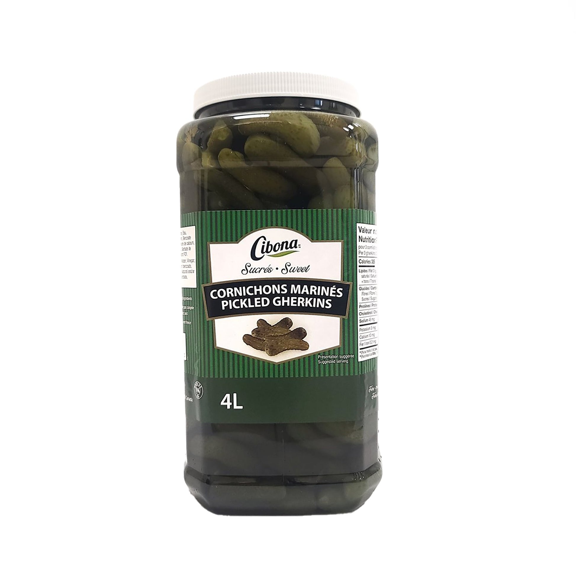 Cibona - Sweet Pickled Gherkins, 4L - image 1