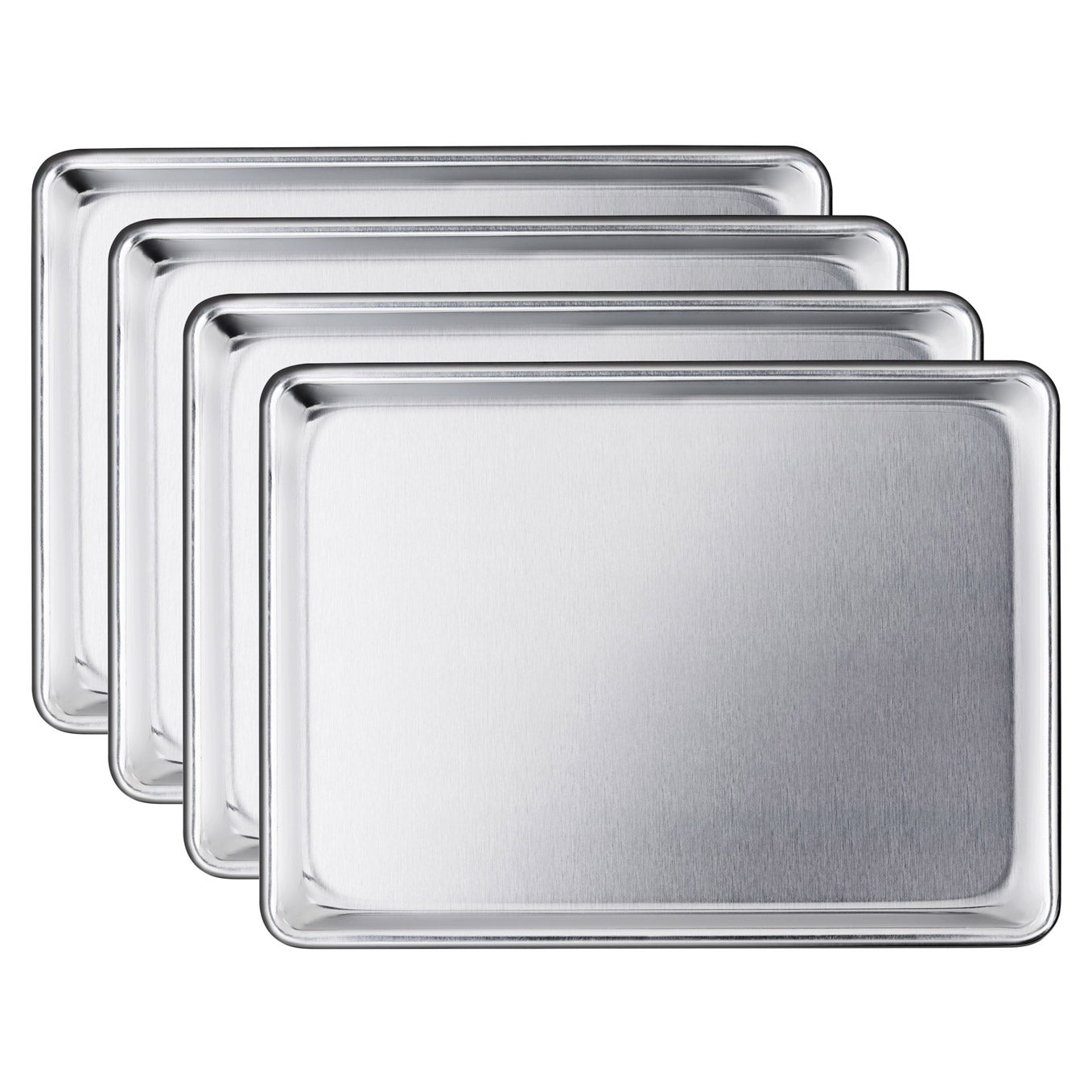 New Star Foodservice Quarter Baking Sheets, 4-pack - image 1