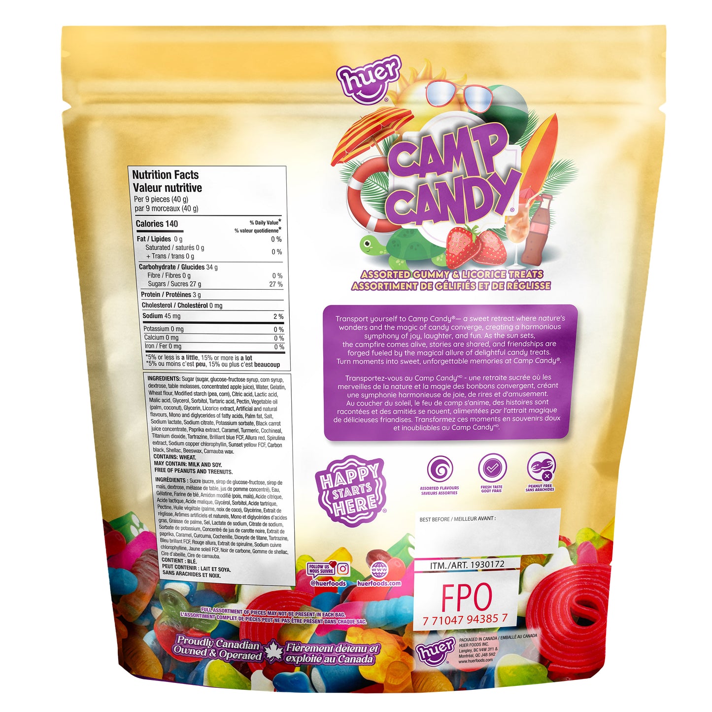 Huer - Assorted Gummy and Licorice Treats, 2 × 1.2 kg - image 2