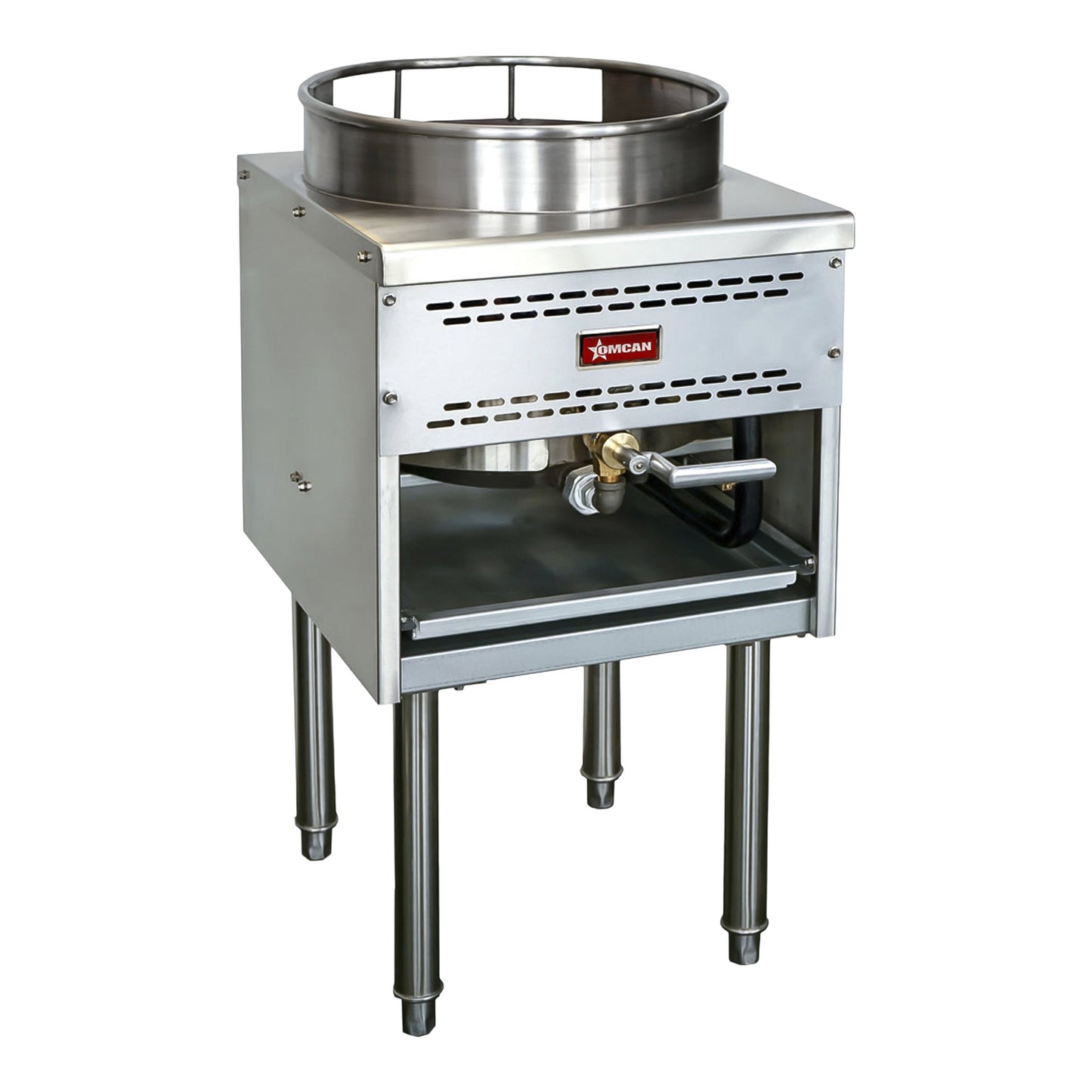 Omcan 16 in. Natural Gas Wok Range - image 1