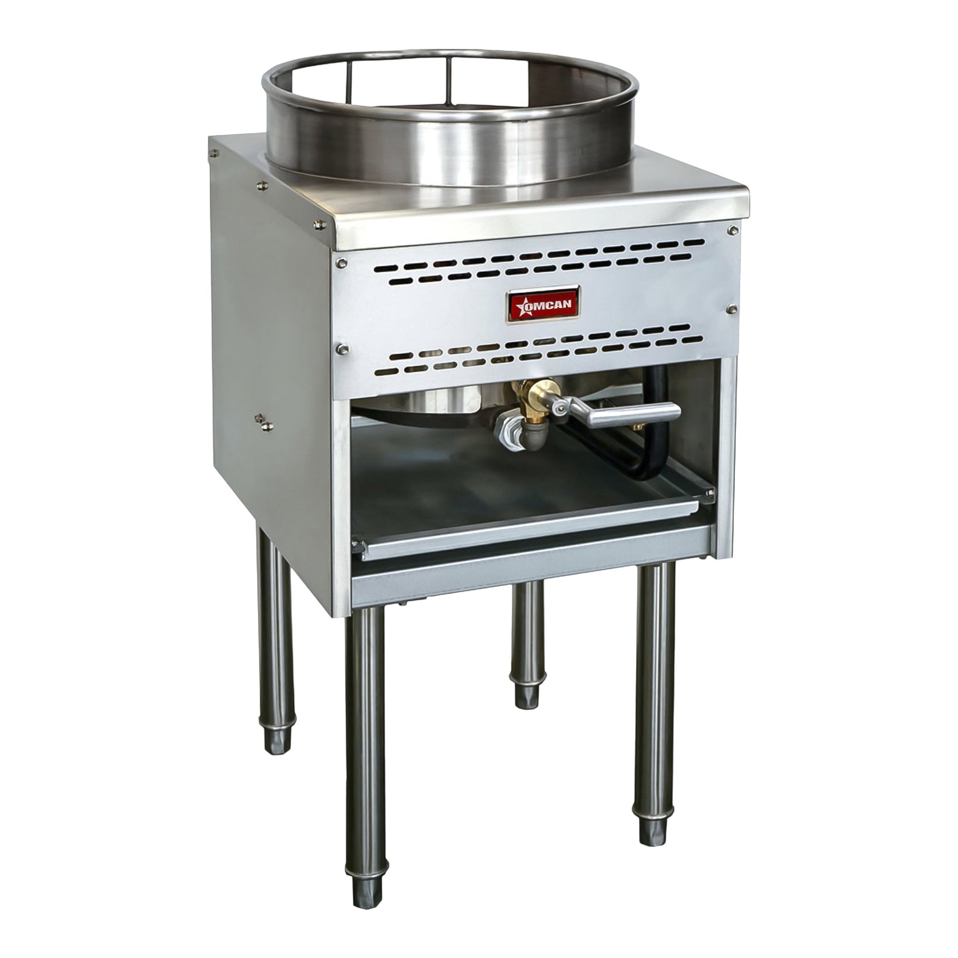 Omcan 16 in. Natural Gas Wok Range - image 1
