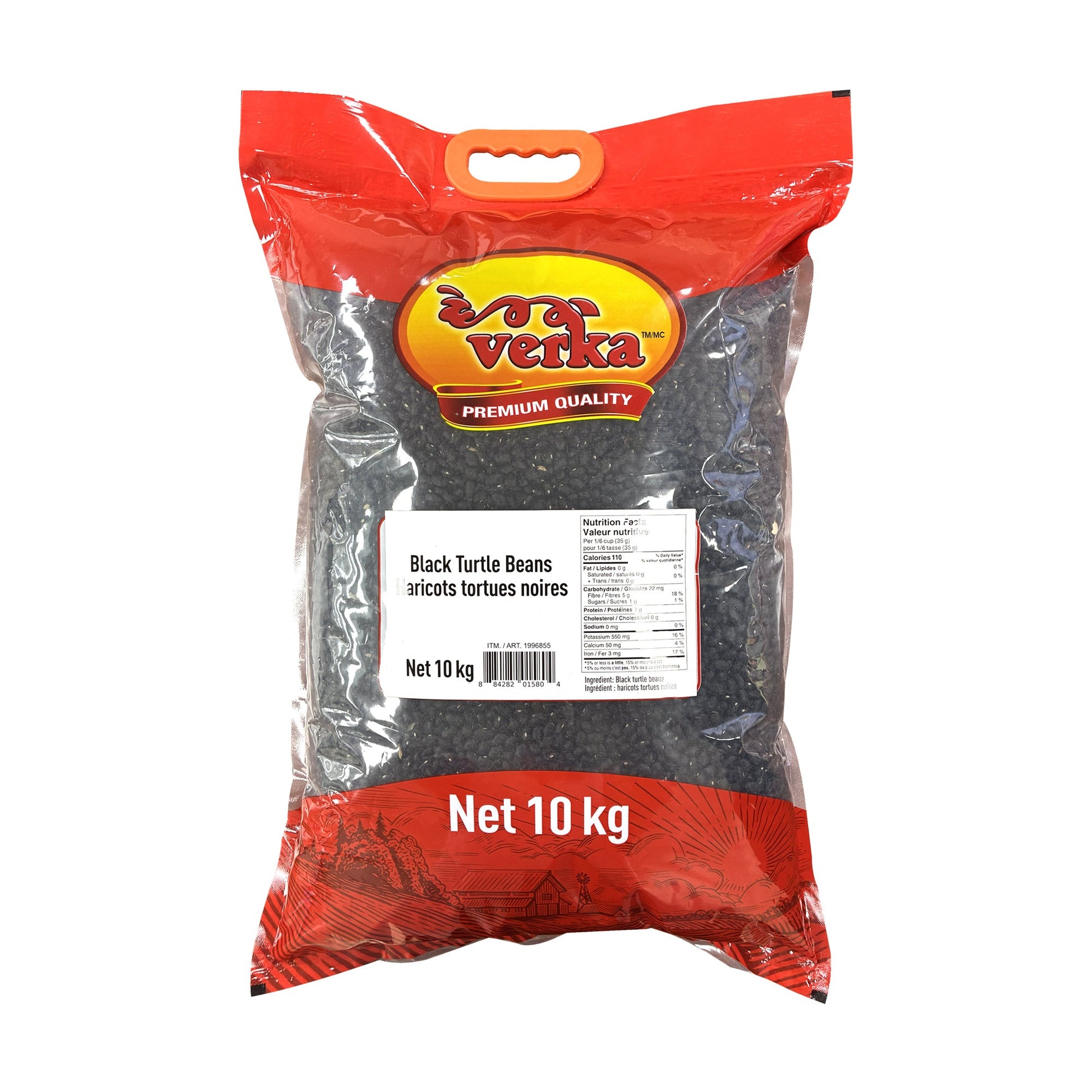 Verka Black Turtle Beans, 10 kg - image 1