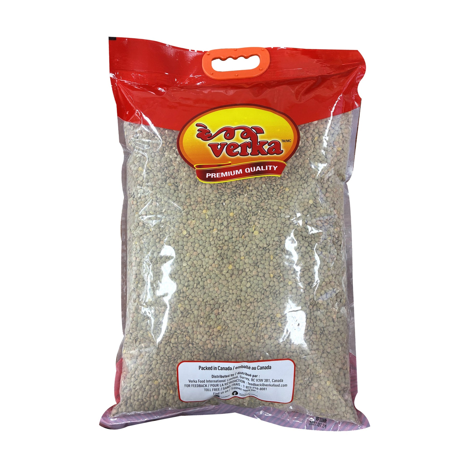 Verka Green Lentils, 10 kg - image 2