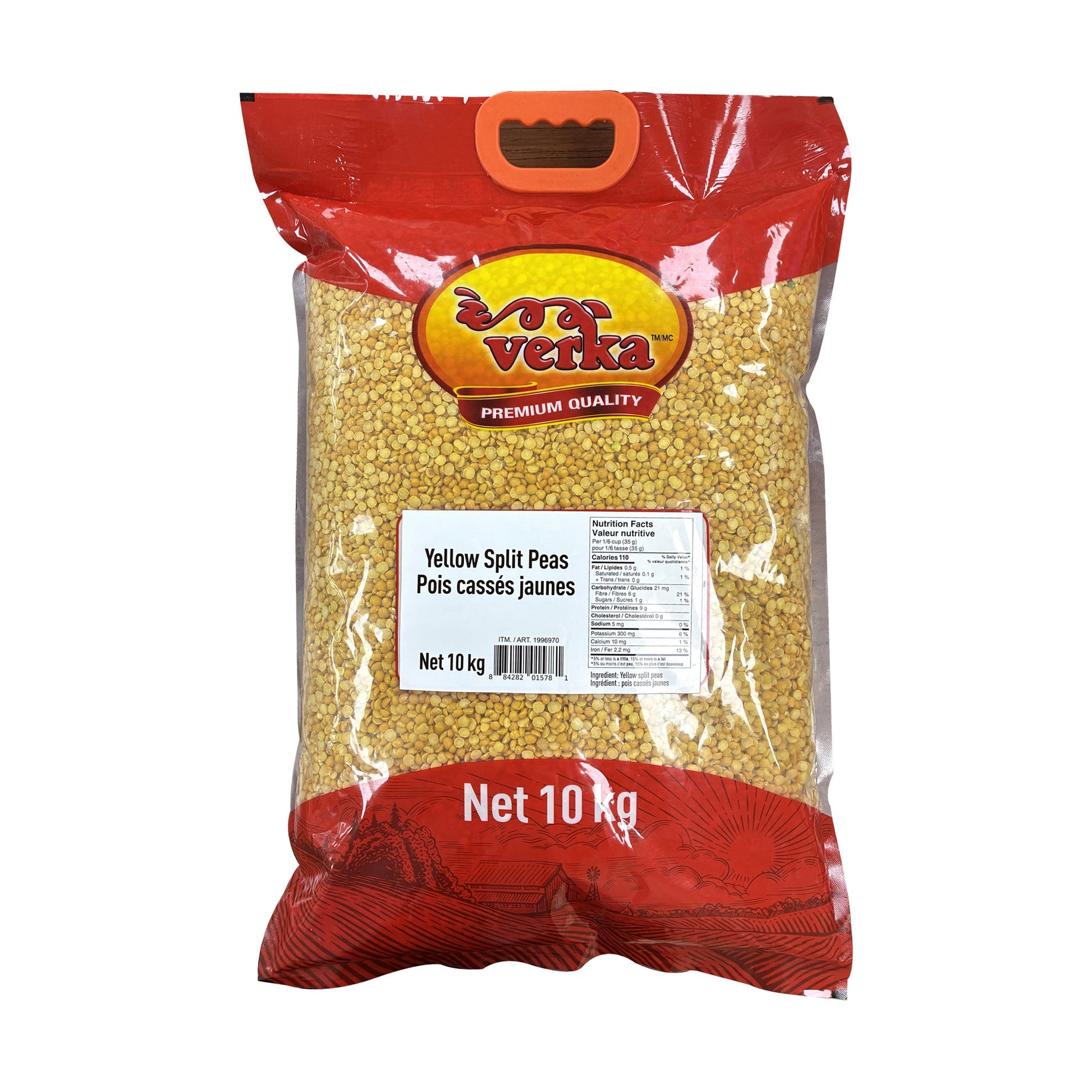 Verka Yellow Split Peas, 10 kg - image 1