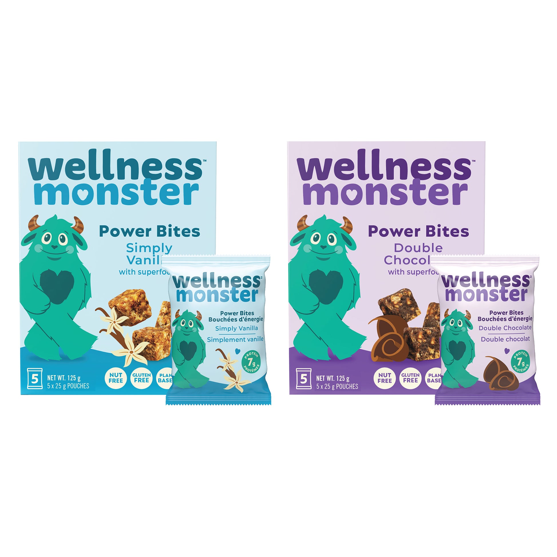 Wellness Monster - Power Bites, Variety Pack, 30 × 25 g - image 1