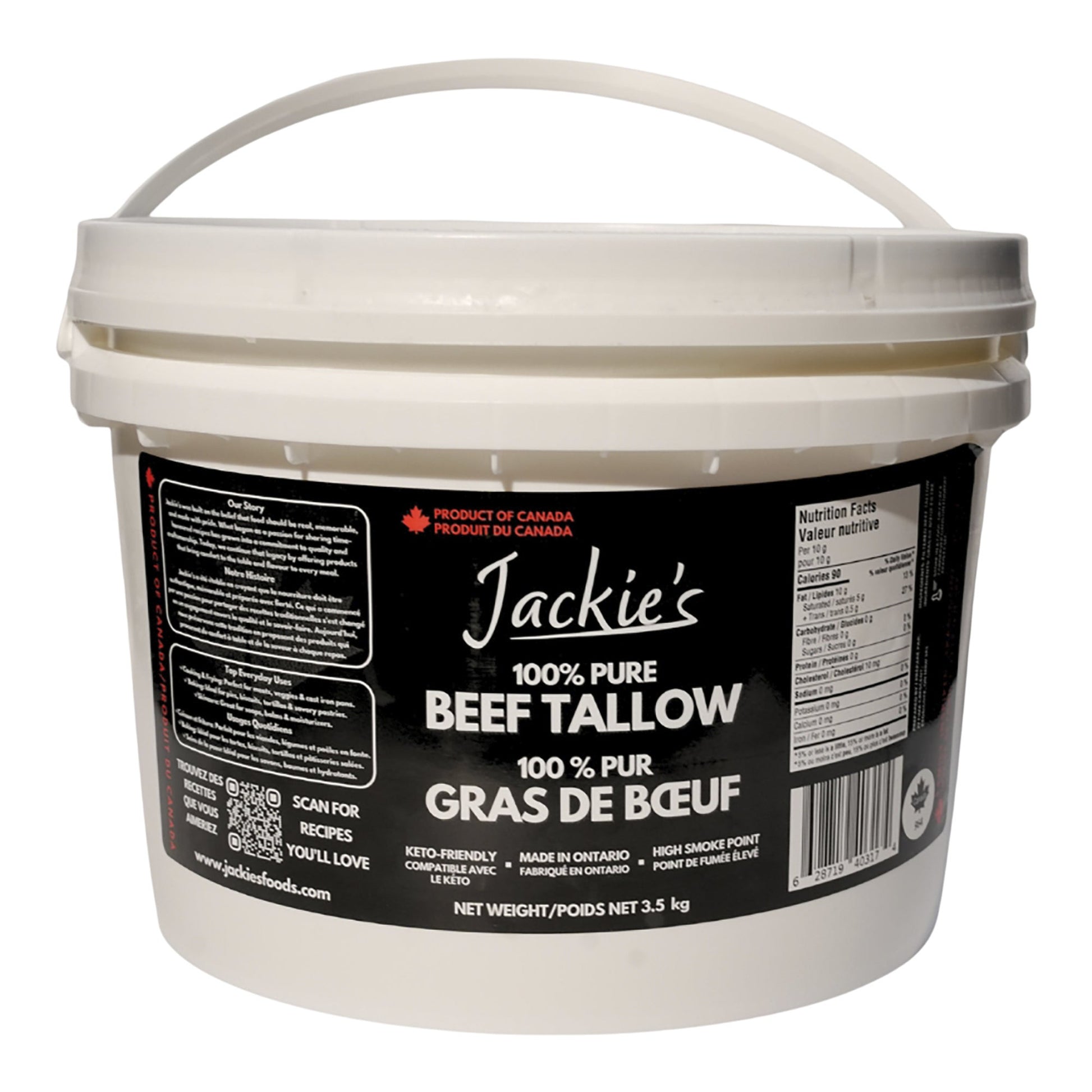 Jackie's Pure Beef Tallow, 3.5 kg - image 1