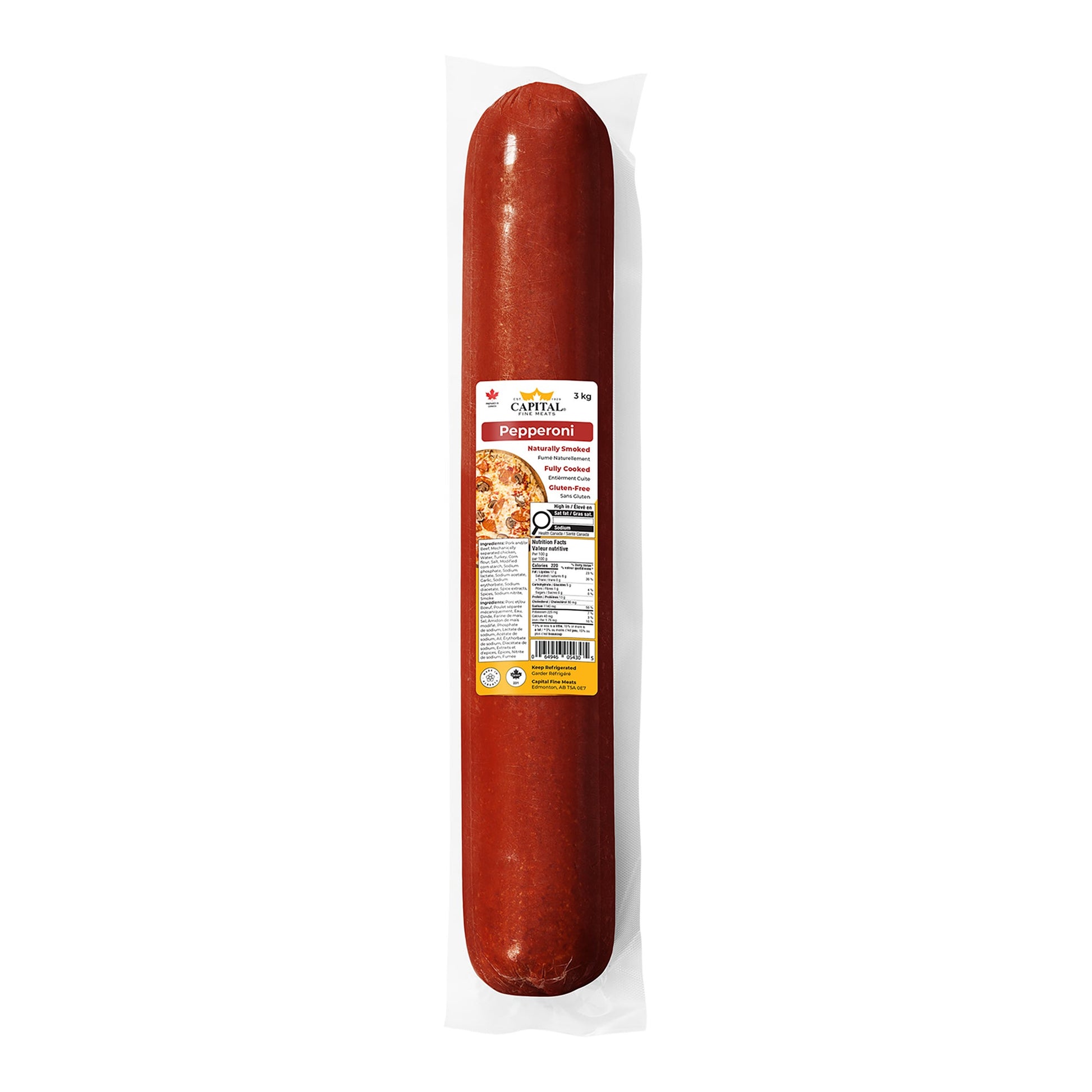 Capital Smoked Pepperoni, 3 kg - image 1