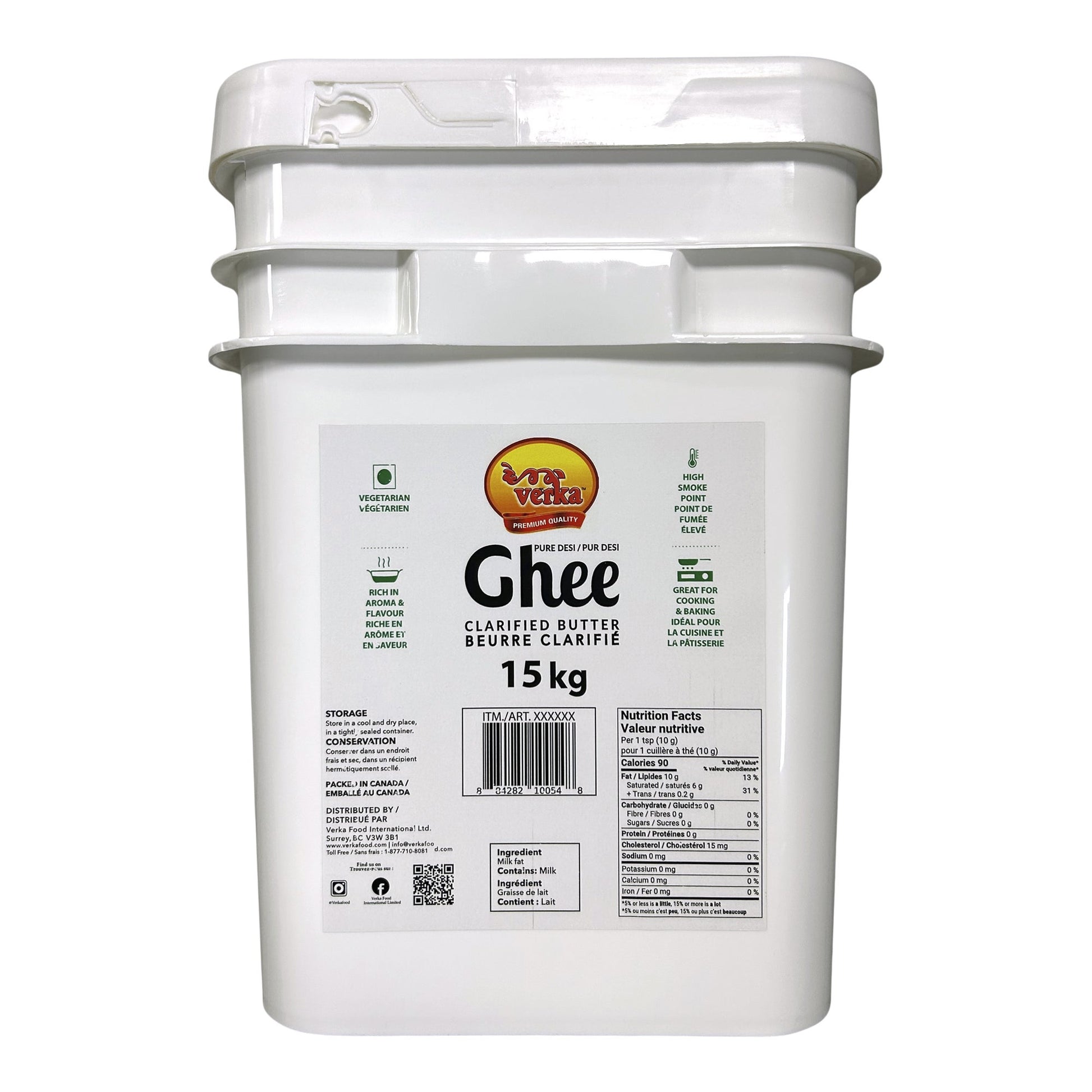 Verka Pure Desi Ghee, 15 kg - image 1