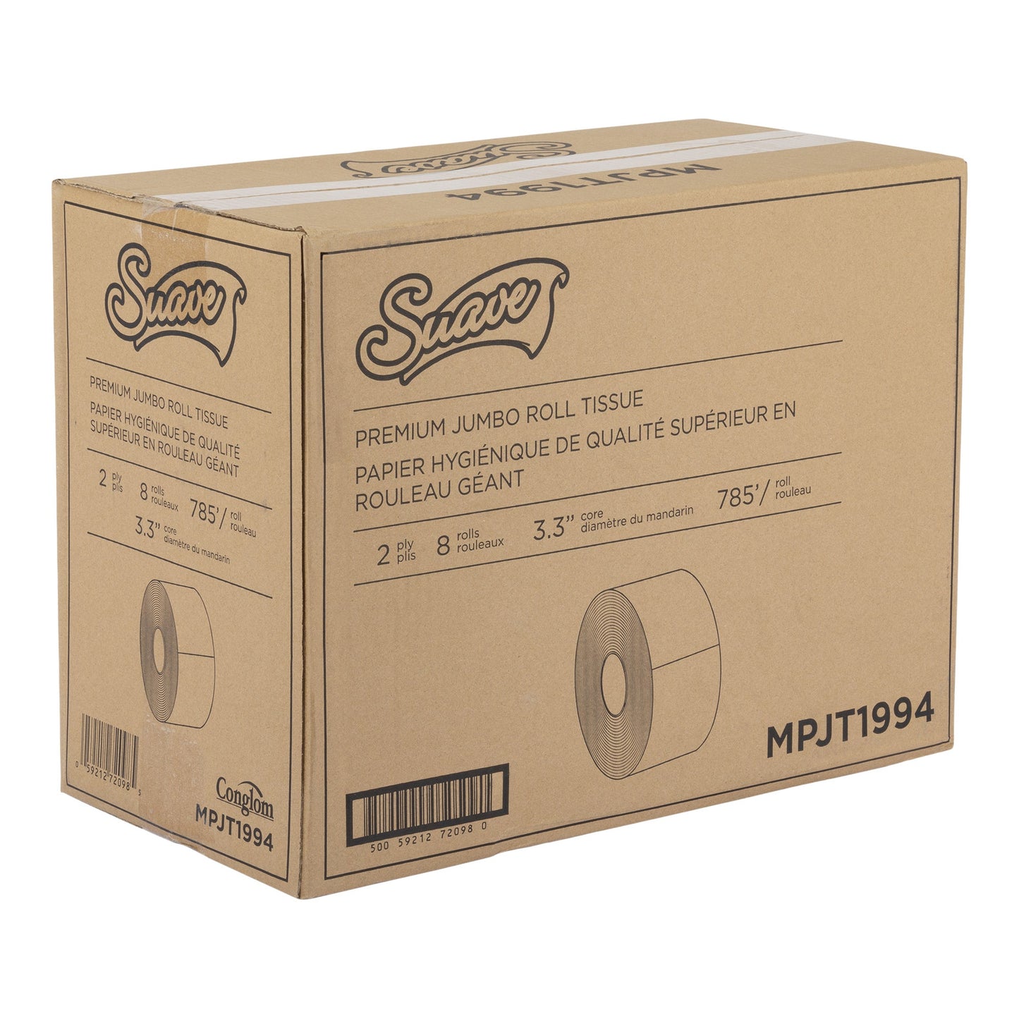Suave 2-ply Jumbo Toilet Paper, Pack of 8 - image 1
