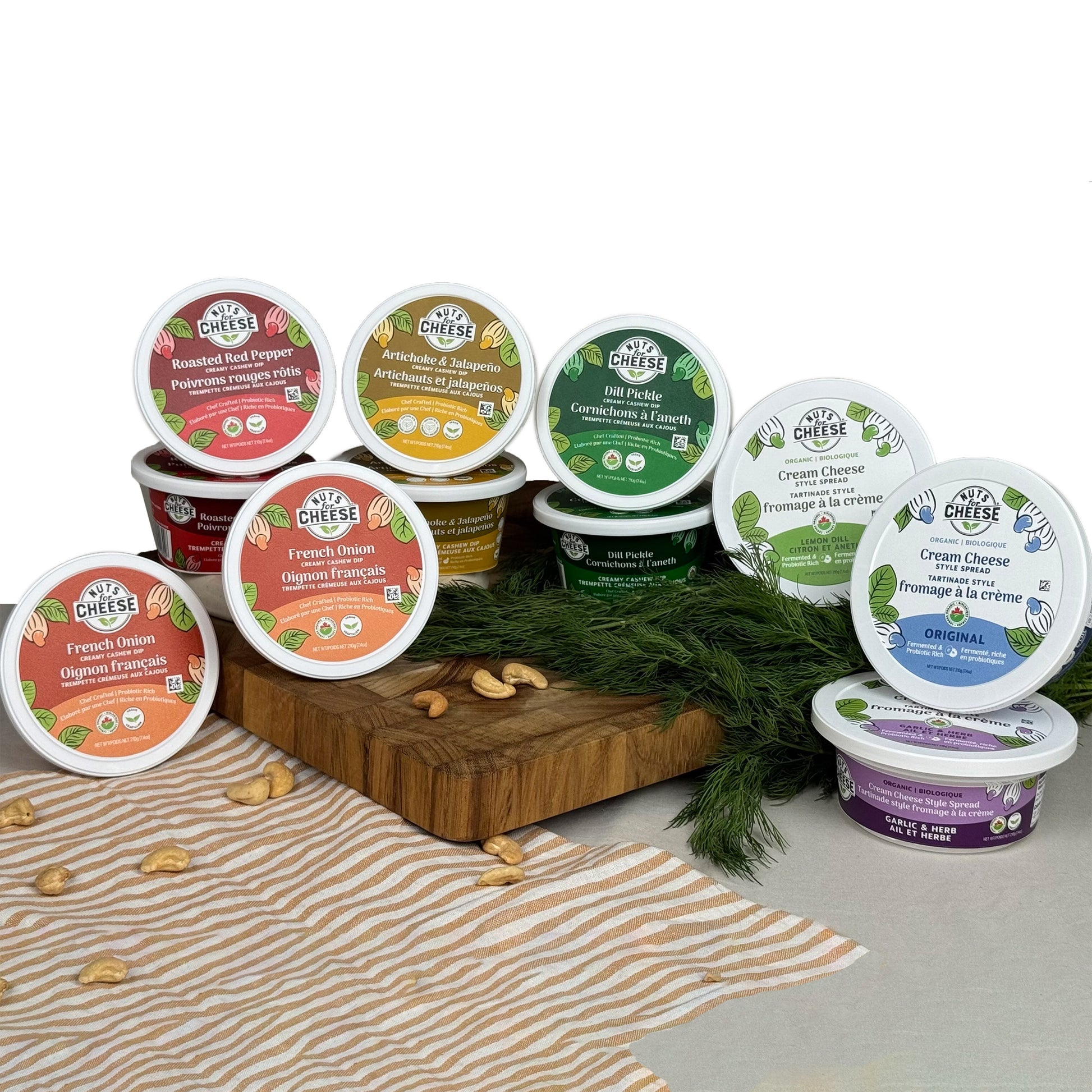 Nuts for Cheese Vegan Artisanal Dip and Spread Variety Pack - image 2
