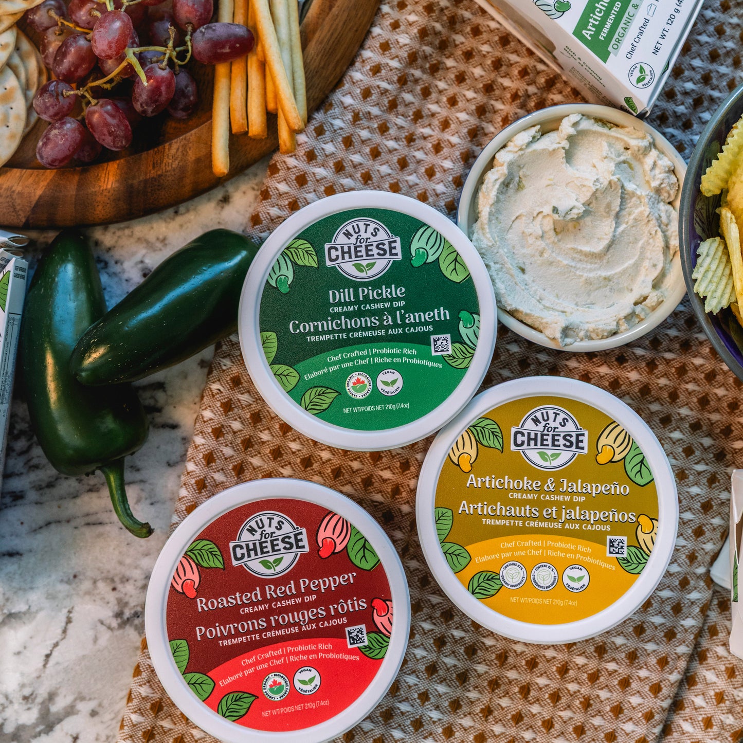 Nuts for Cheese Vegan Artisanal Dip and Spread Variety Pack - image 5